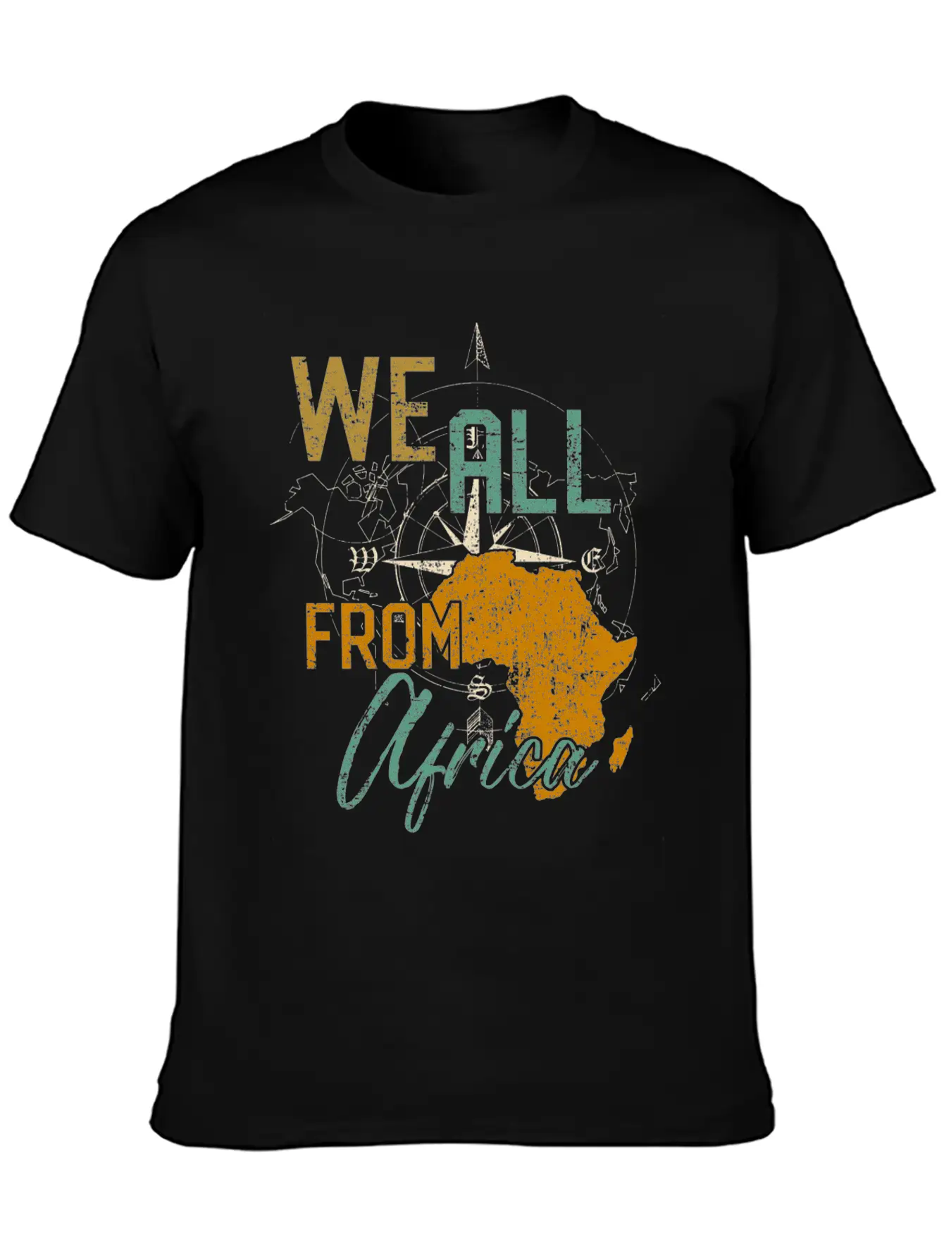Afrika Home Gift Idea Unisex Short Sleeve Soft Cotton T-Shirt – Casual Everyday Wear