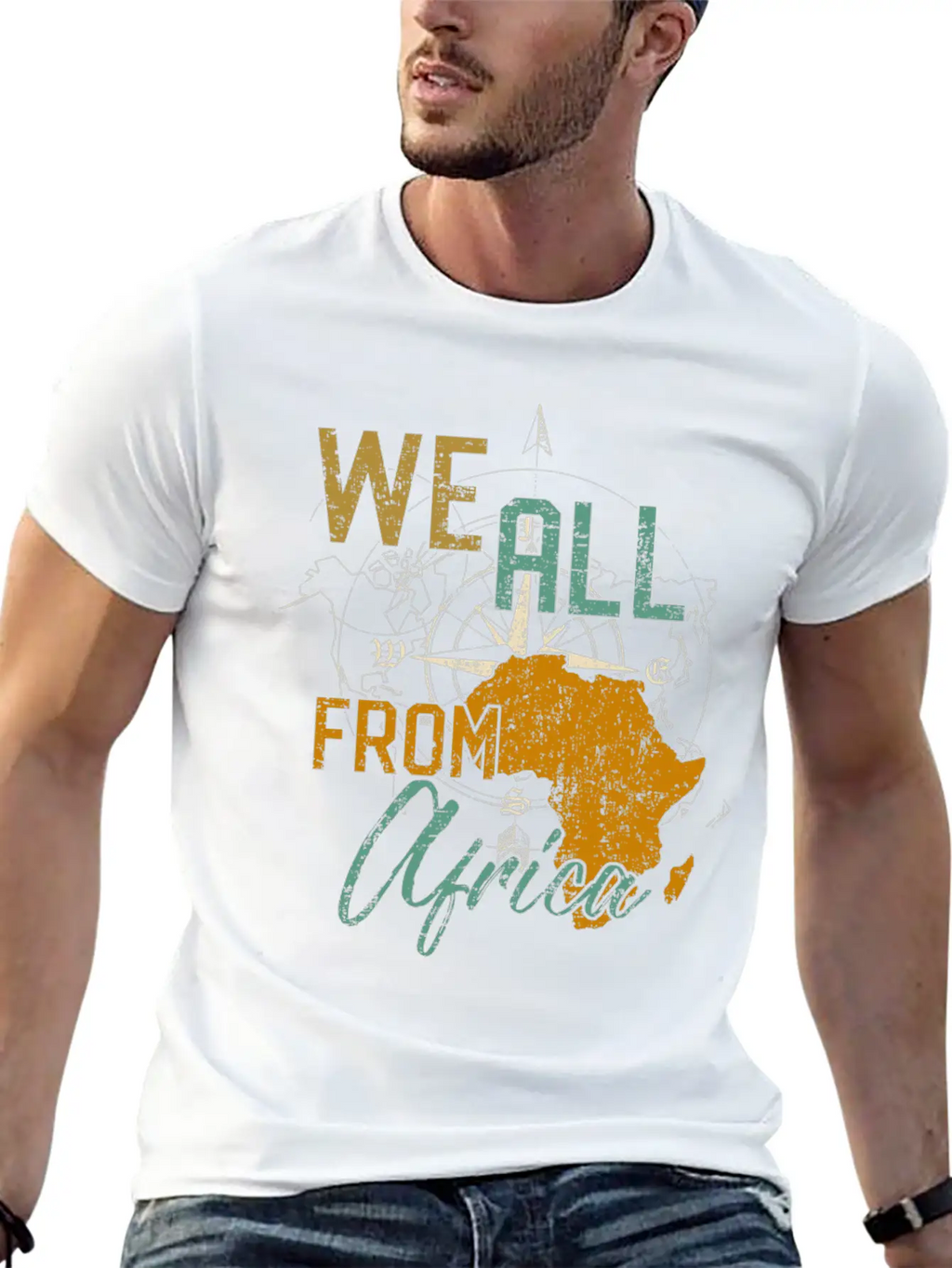 Afrika Home Gift Idea Unisex Short Sleeve Soft Cotton T-Shirt – Casual Everyday Wear