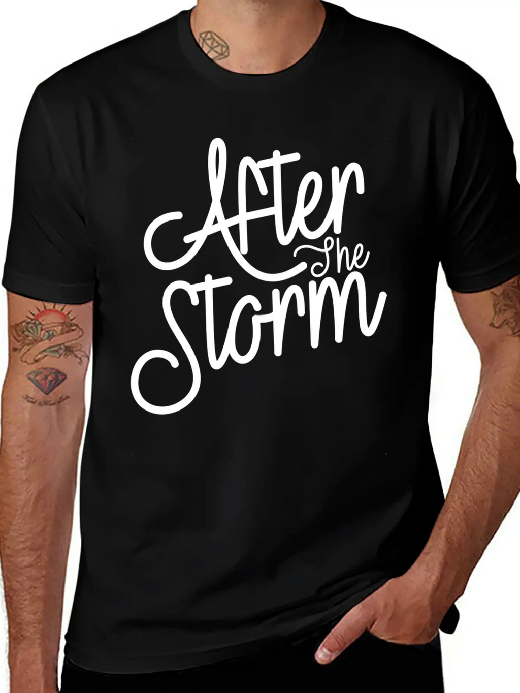 After The Storm T-Shirt: Resilience In Design Unisex Short Sleeve Soft Cotton T-Shirt – Casual Everyday Wear