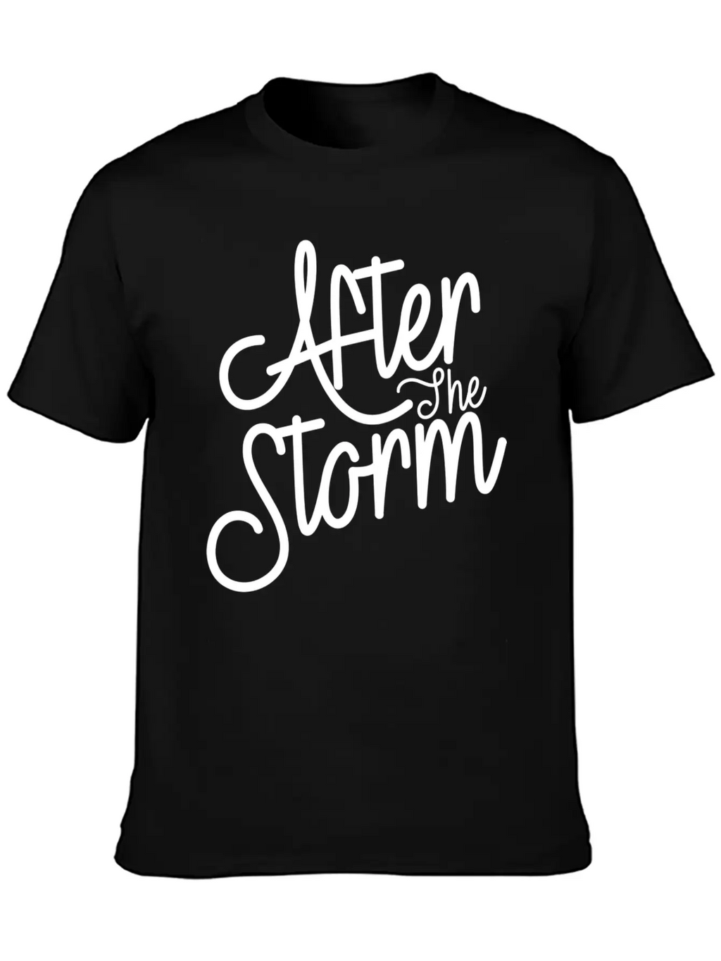 After The Storm T-Shirt: Resilience In Design Unisex Short Sleeve Soft Cotton T-Shirt – Casual Everyday Wear