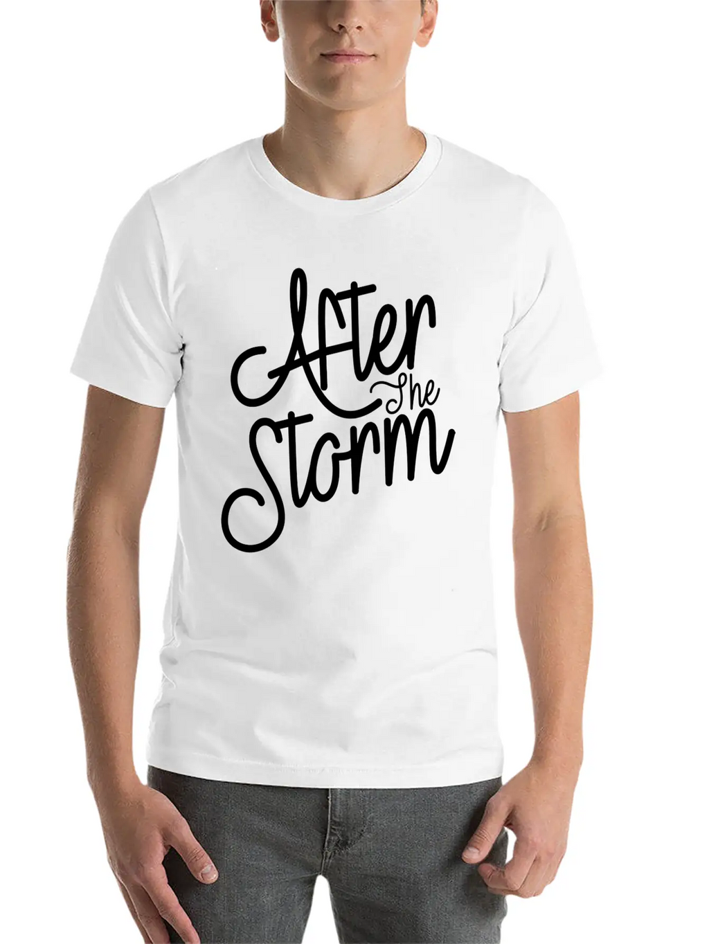 After The Storm T-Shirt: Resilience In Design Unisex Short Sleeve Soft Cotton T-Shirt – Casual Everyday Wear
