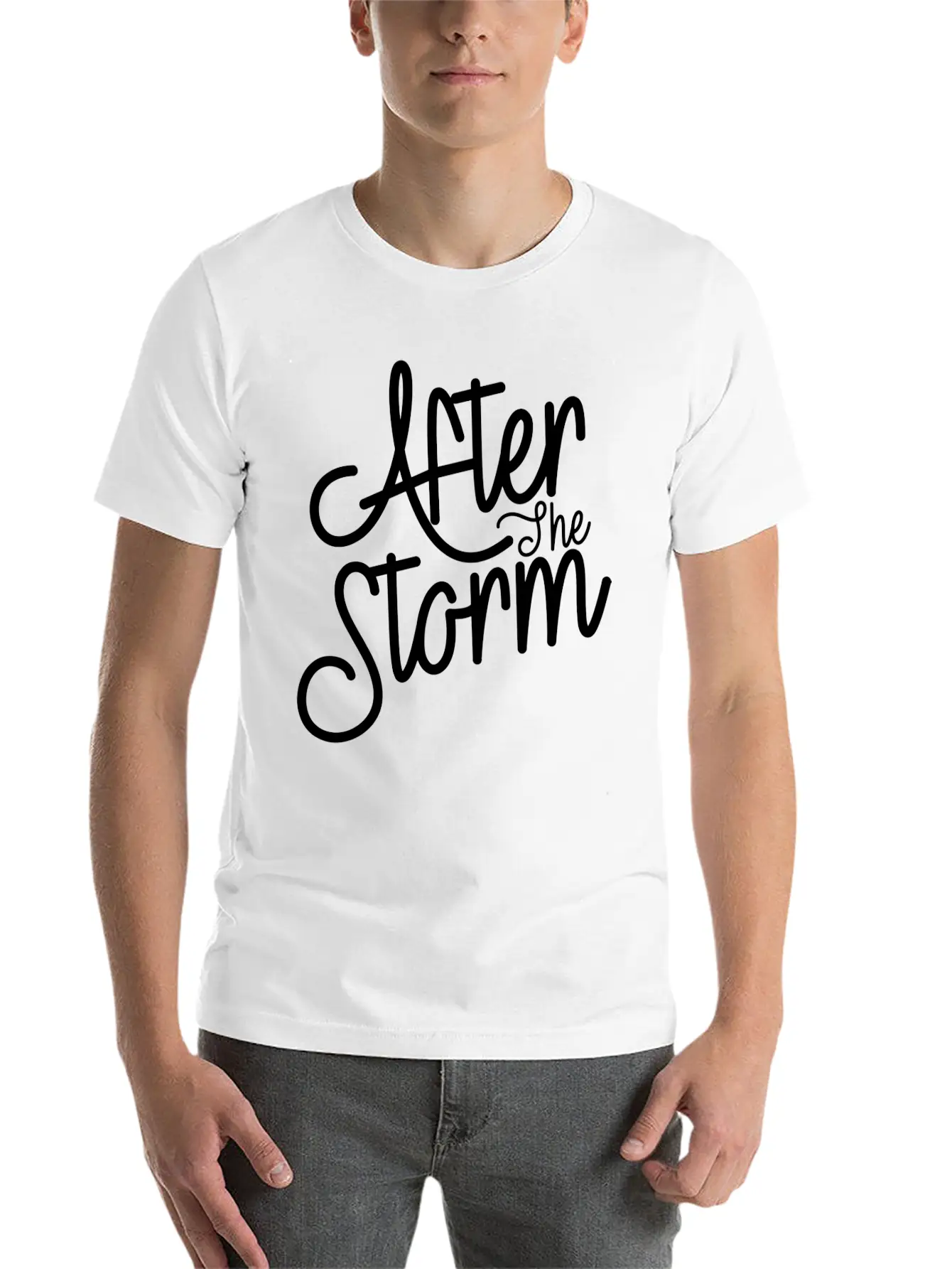 After The Storm T-Shirt: Resilience In Design Unisex Short Sleeve Soft Cotton T-Shirt – Casual Everyday Wear