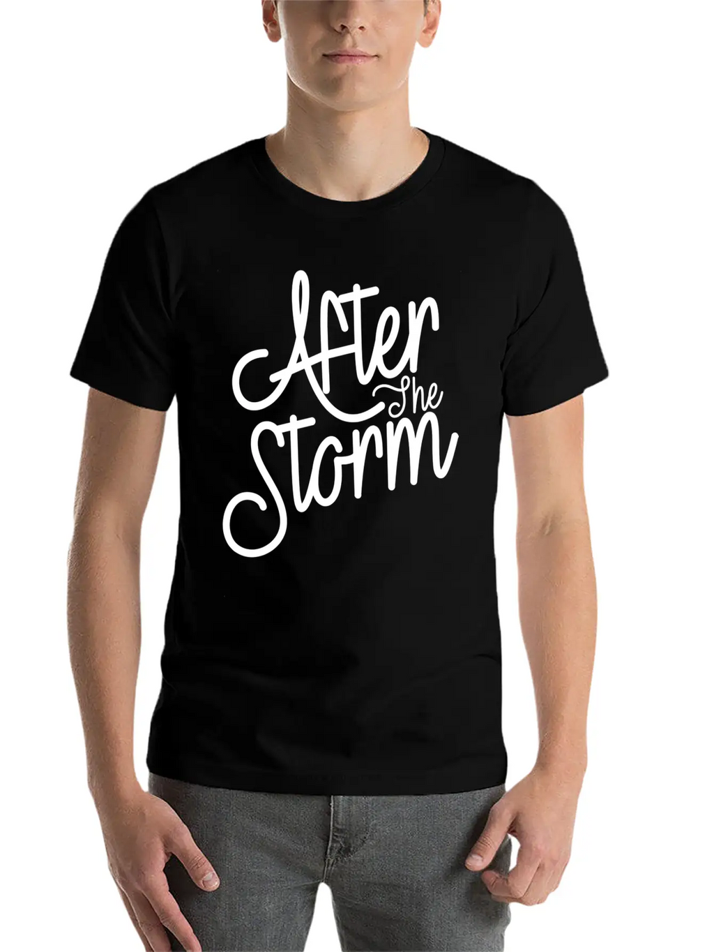 After The Storm T-Shirt: Resilience In Design Unisex Short Sleeve Soft Cotton T-Shirt – Casual Everyday Wear
