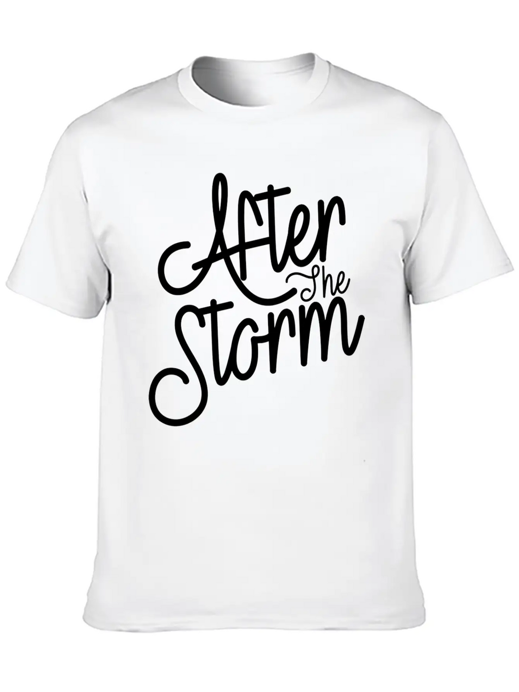 After The Storm T-Shirt: Resilience In Design Unisex Short Sleeve Soft Cotton T-Shirt – Casual Everyday Wear