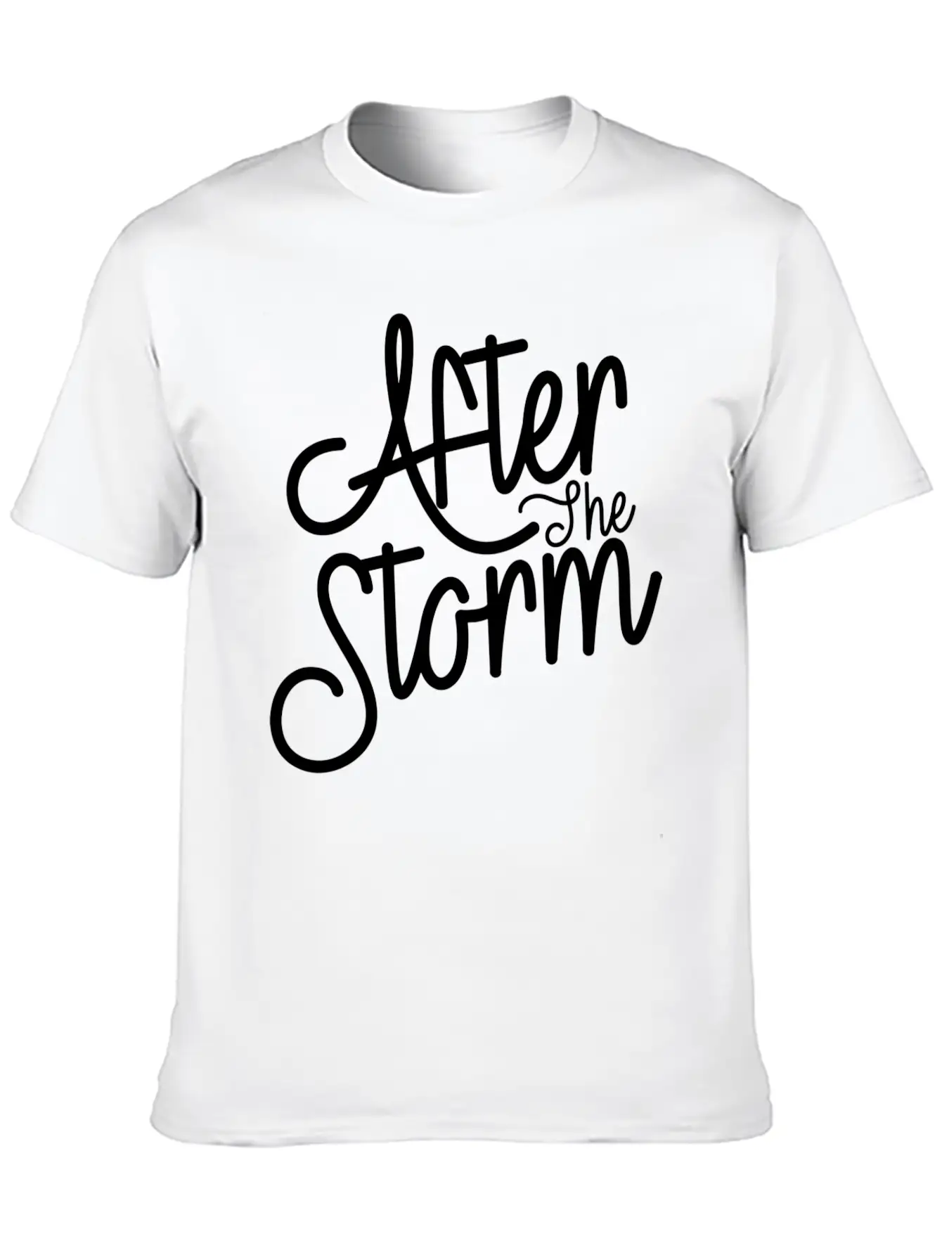 After The Storm T-Shirt: Resilience In Design Unisex Short Sleeve Soft Cotton T-Shirt – Casual Everyday Wear