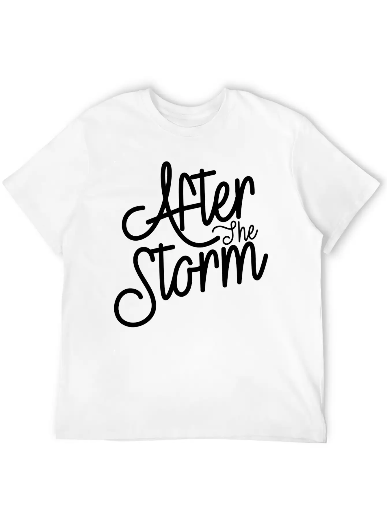 After The Storm T-Shirt: Resilience In Design Unisex Short Sleeve Soft Cotton T-Shirt – Casual Everyday Wear