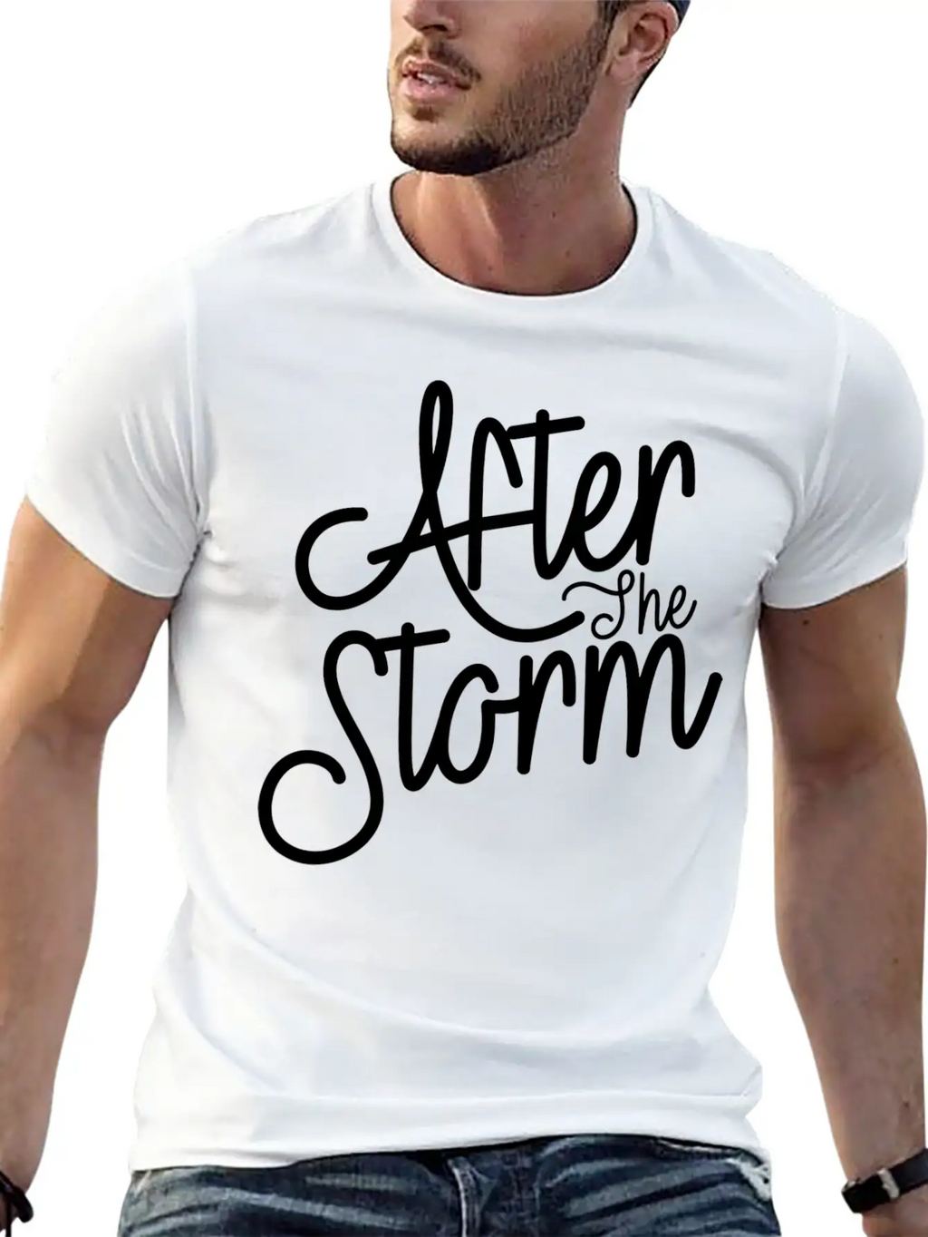 After The Storm T-Shirt: Resilience In Design Unisex Short Sleeve Soft Cotton T-Shirt – Casual Everyday Wear