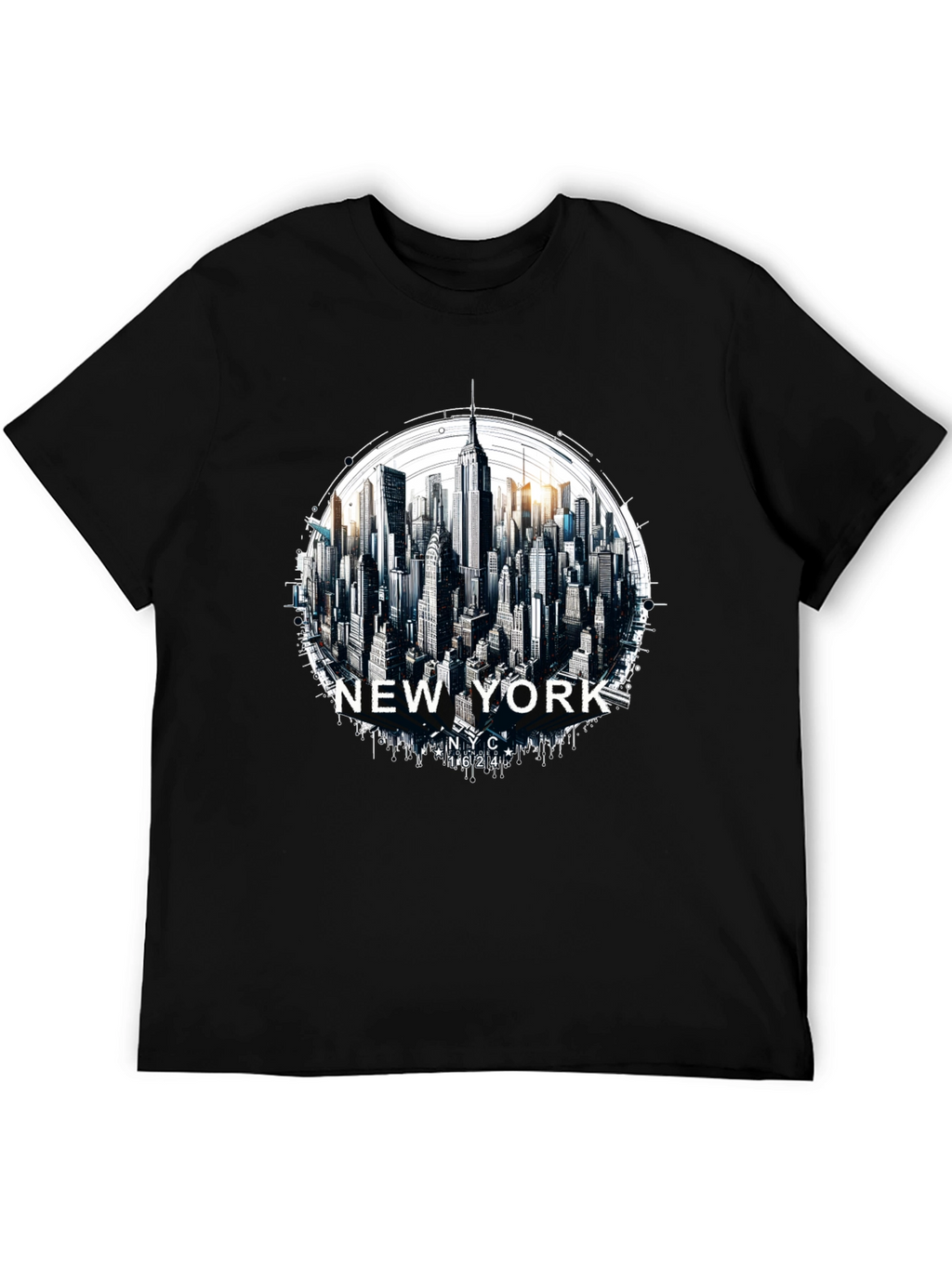 New York City Skyline Graphic T-Shirt