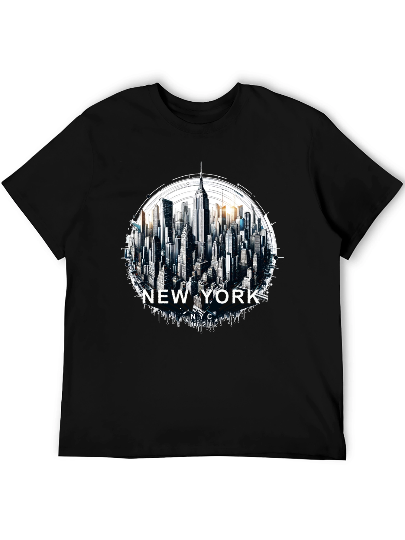 New York City Skyline Graphic T-Shirt