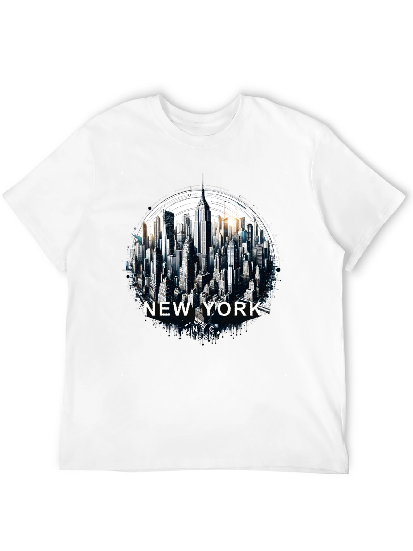New York City Skyline Graphic T-Shirt