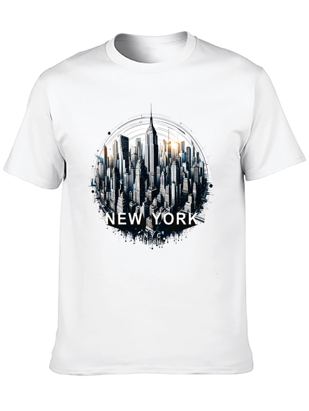 New York City Skyline Graphic T-Shirt