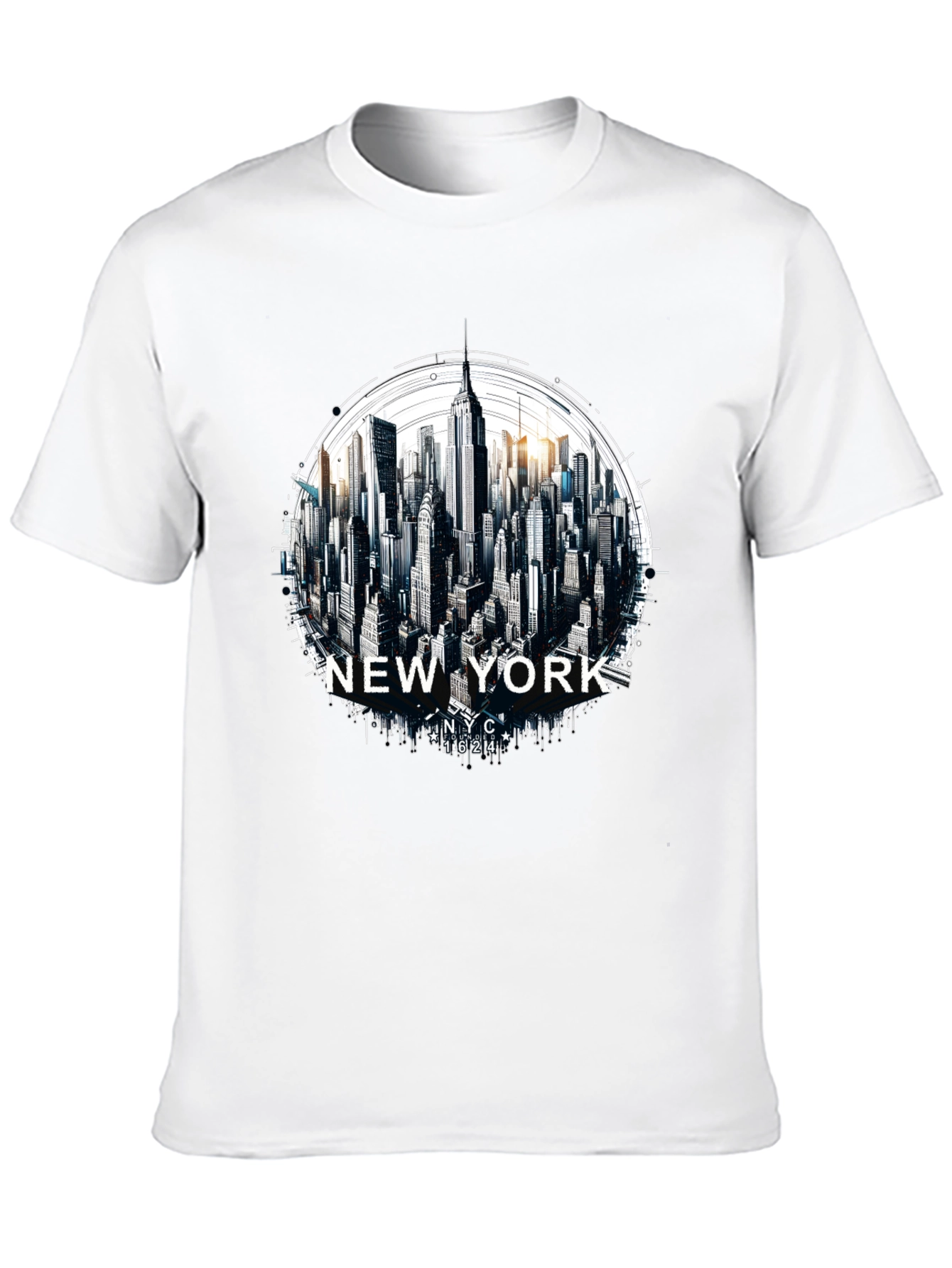 New York City Skyline Graphic T-Shirt