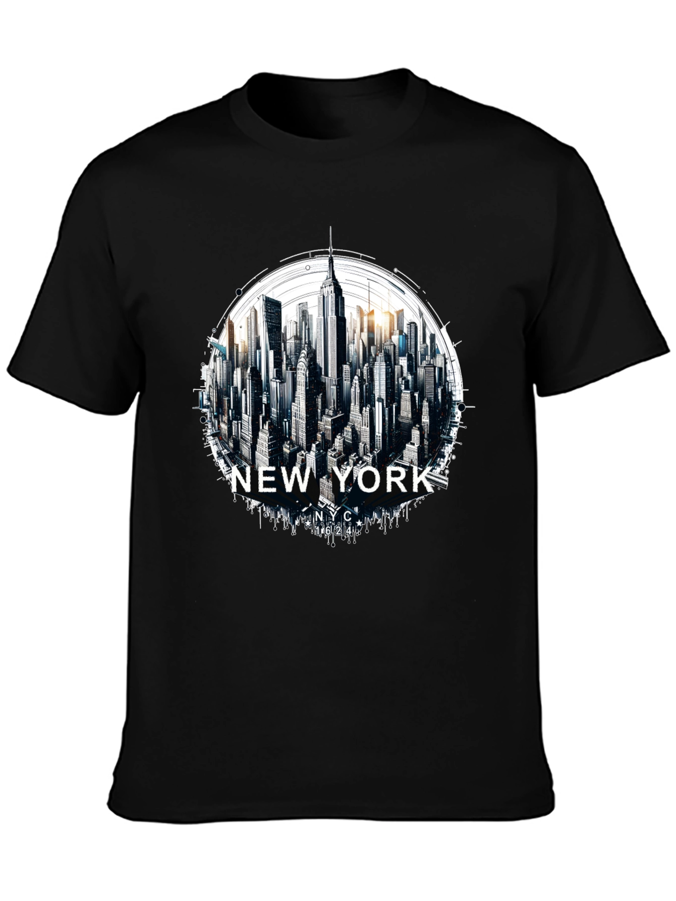 New York City Skyline Graphic T-Shirt