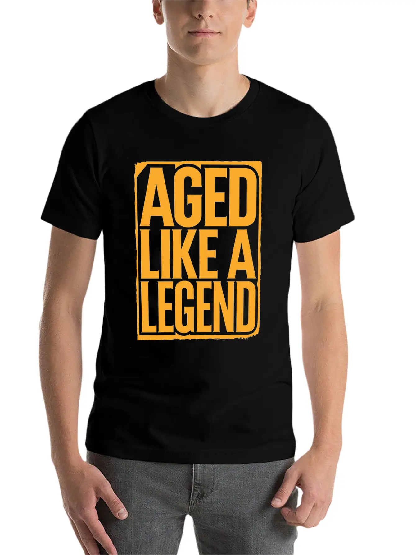 Aged Like A Legend Birthday Getting Older Unisex Casual T-Shirt – Clean Design For Daily Comfort