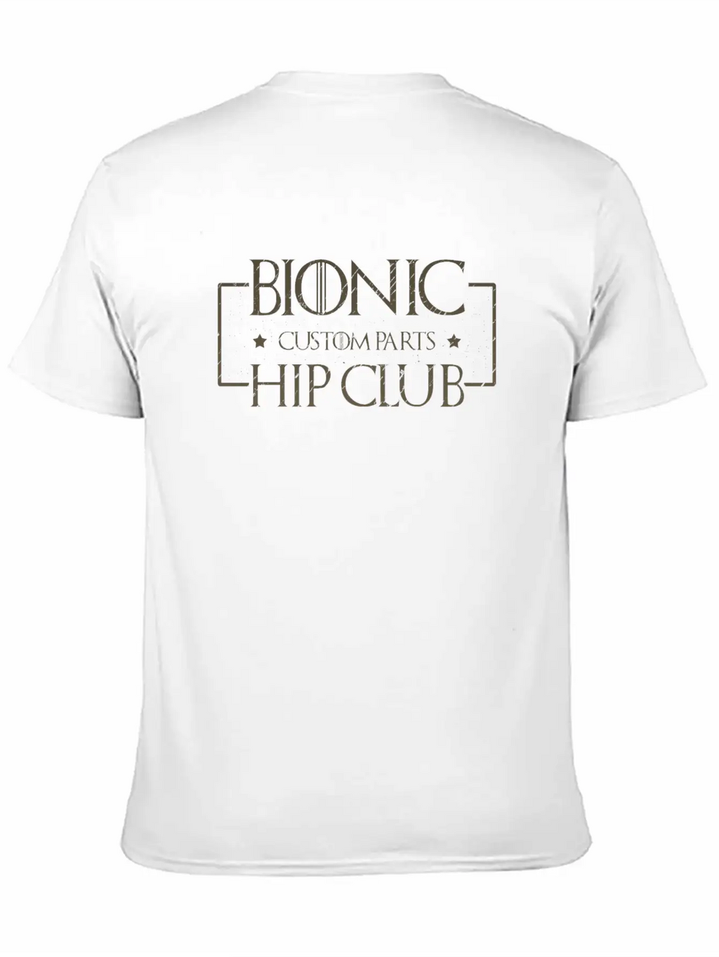 Aging Humor Bionic Hip Club Custom Parts Getting Essential Cotton Tee For Daily Outfits – Unisex Style