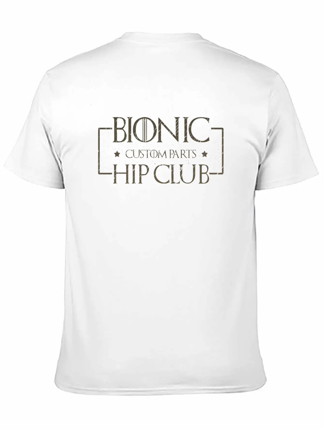 Aging Humor Bionic Hip Club Custom Parts Getting Essential Cotton Tee For Daily Outfits – Unisex Style