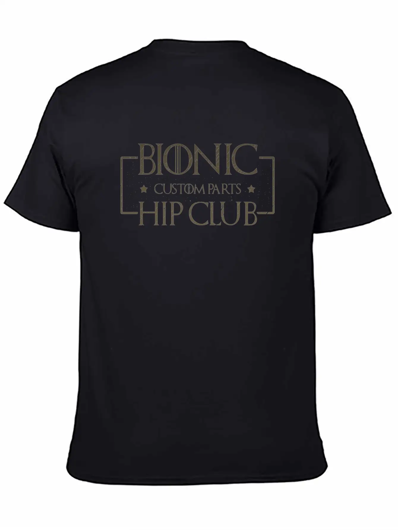 Aging Humor Bionic Hip Club Custom Parts Getting Essential Cotton Tee For Daily Outfits – Unisex Style