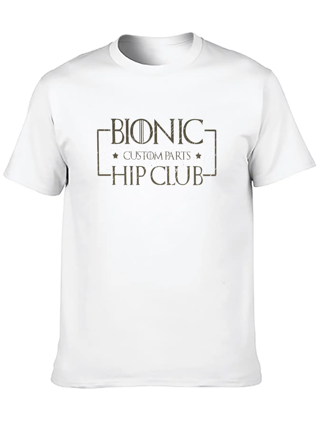 Aging Humor Bionic Hip Club Custom Parts Getting Essential Cotton Tee For Daily Outfits – Unisex Style