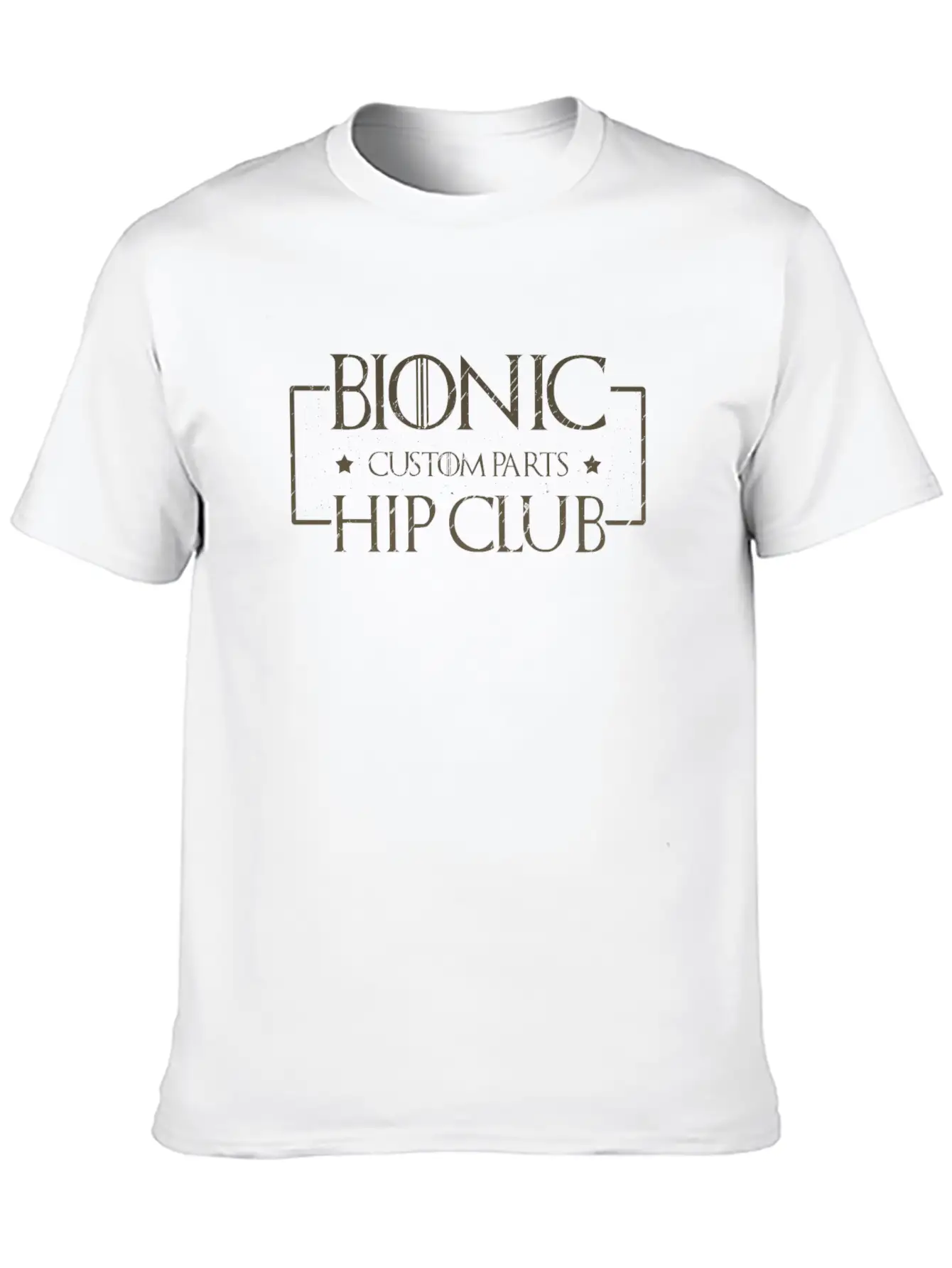 Aging Humor Bionic Hip Club Custom Parts Getting Essential Cotton Tee For Daily Outfits – Unisex Style