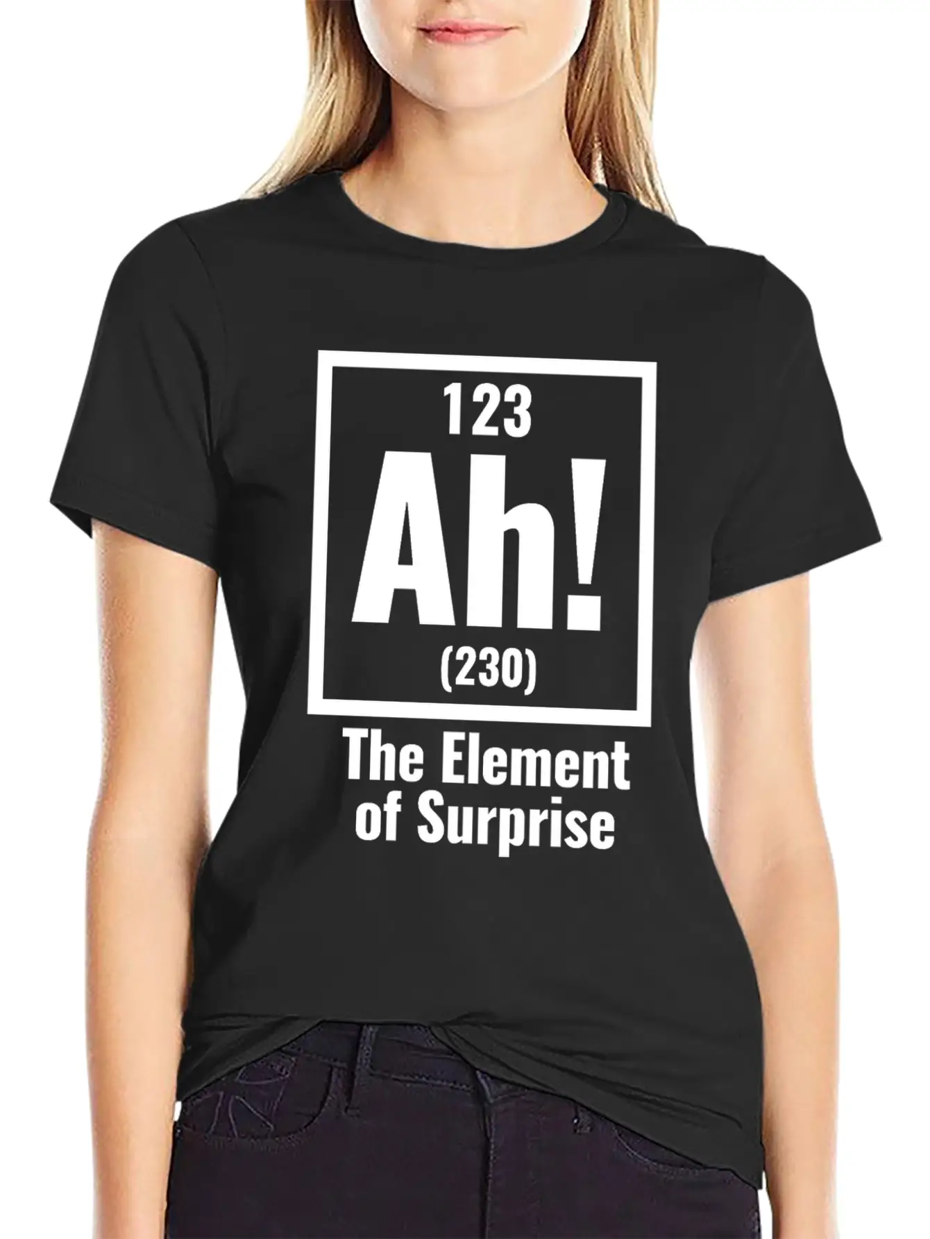 AH! The Element Of Surprise Unisex Casual T-Shirt – Clean Design For Daily Comfort