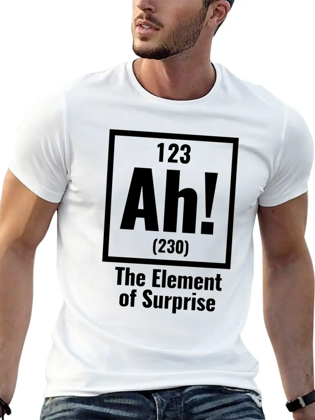 AH! The Element Of Surprise Unisex Casual T-Shirt – Clean Design For Daily Comfort