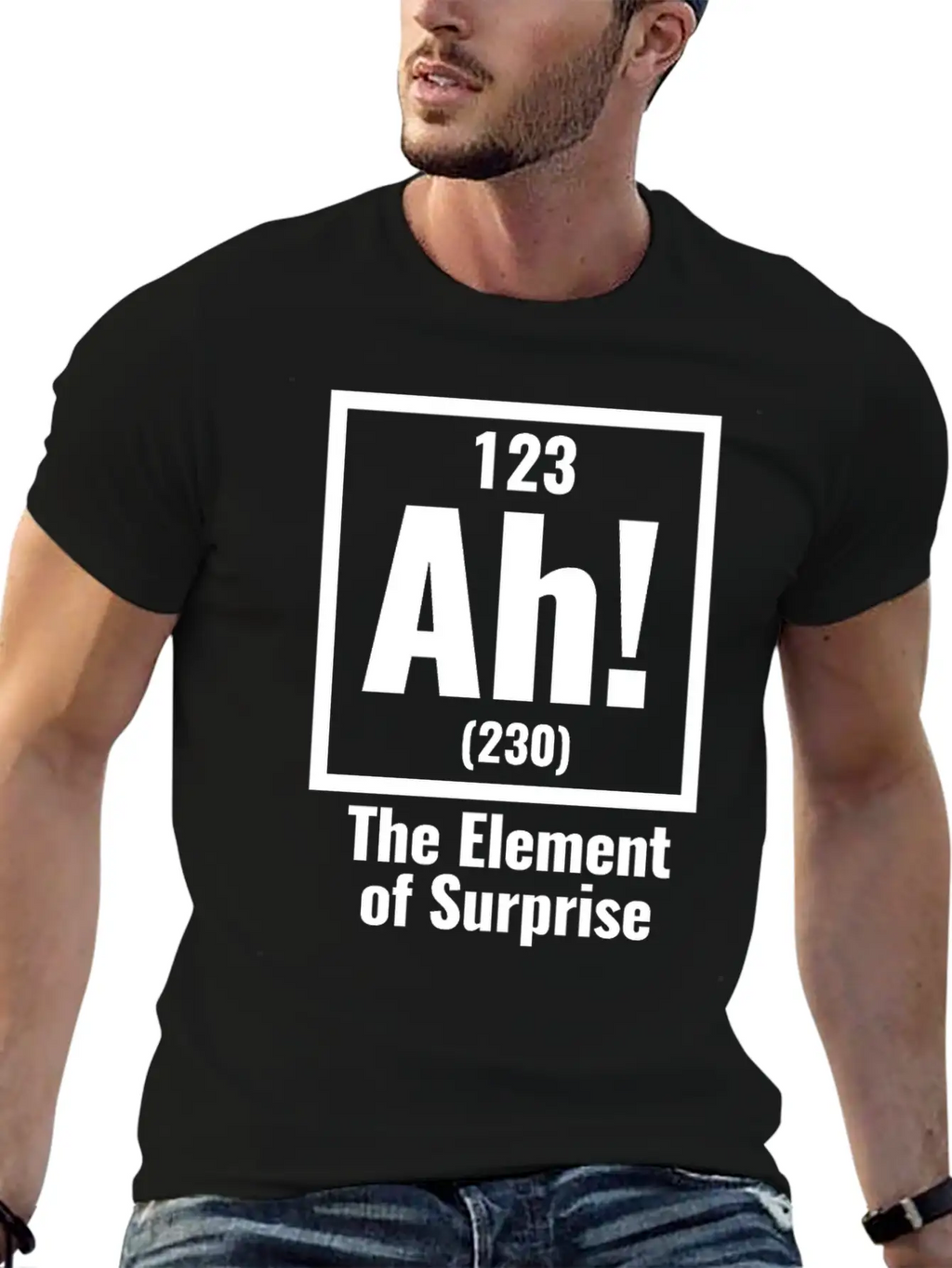 AH! The Element Of Surprise Unisex Casual T-Shirt – Clean Design For Daily Comfort