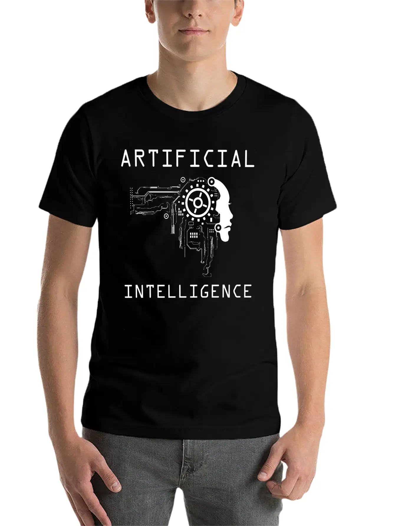 AI Developer Stylish Everyday T-Shirt – Unisex Basic Cotton Tee