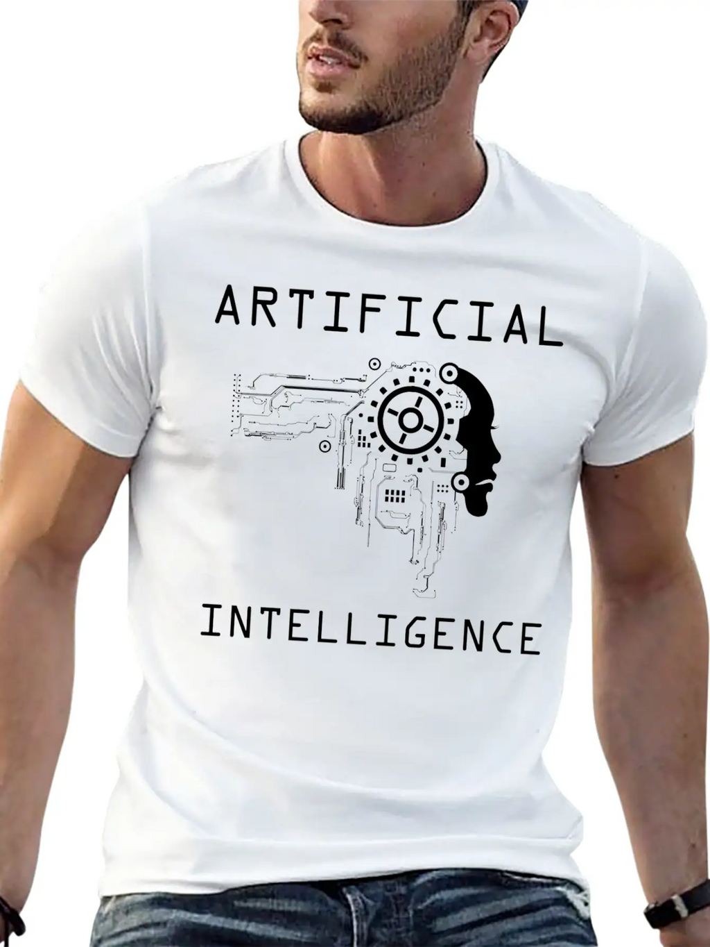 AI Developer Stylish Everyday T-Shirt – Unisex Basic Cotton Tee