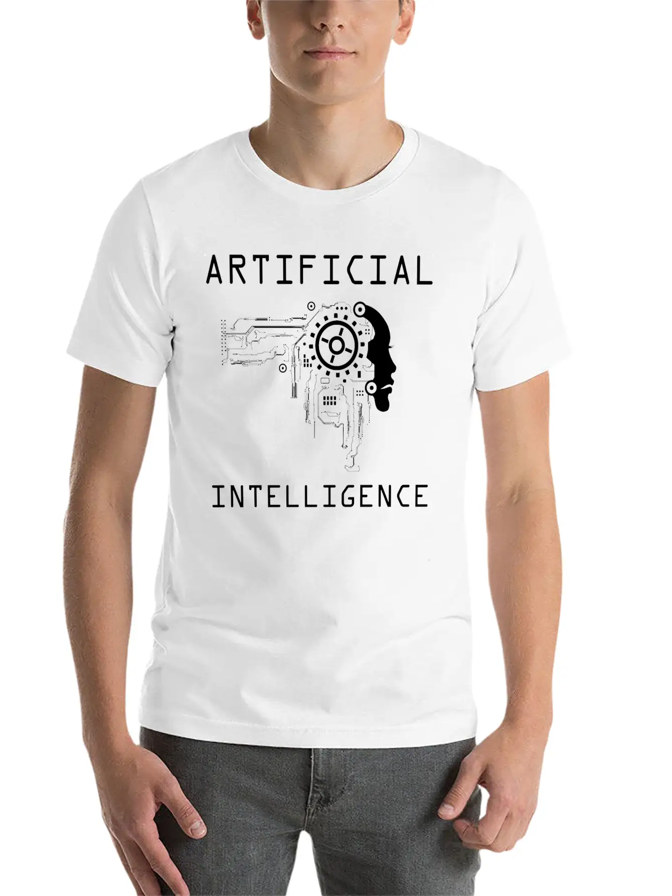 AI Developer Stylish Everyday T-Shirt – Unisex Basic Cotton Tee