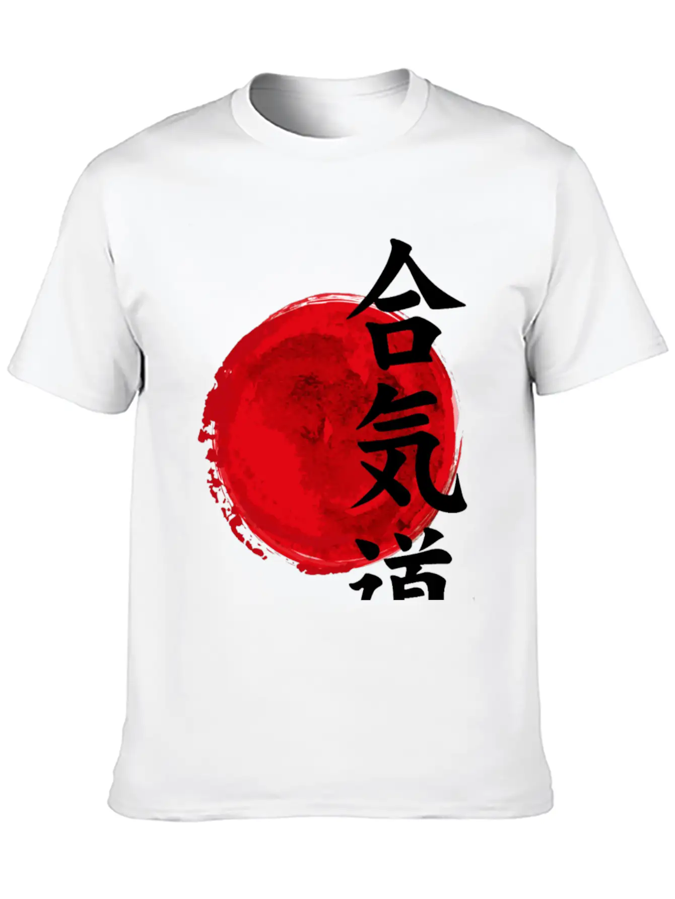 Aikido Kanji Japan Rising Sun For Customization Classic Fit Graphic Tee For Daily Comfort – Unisex Cotton Shirt