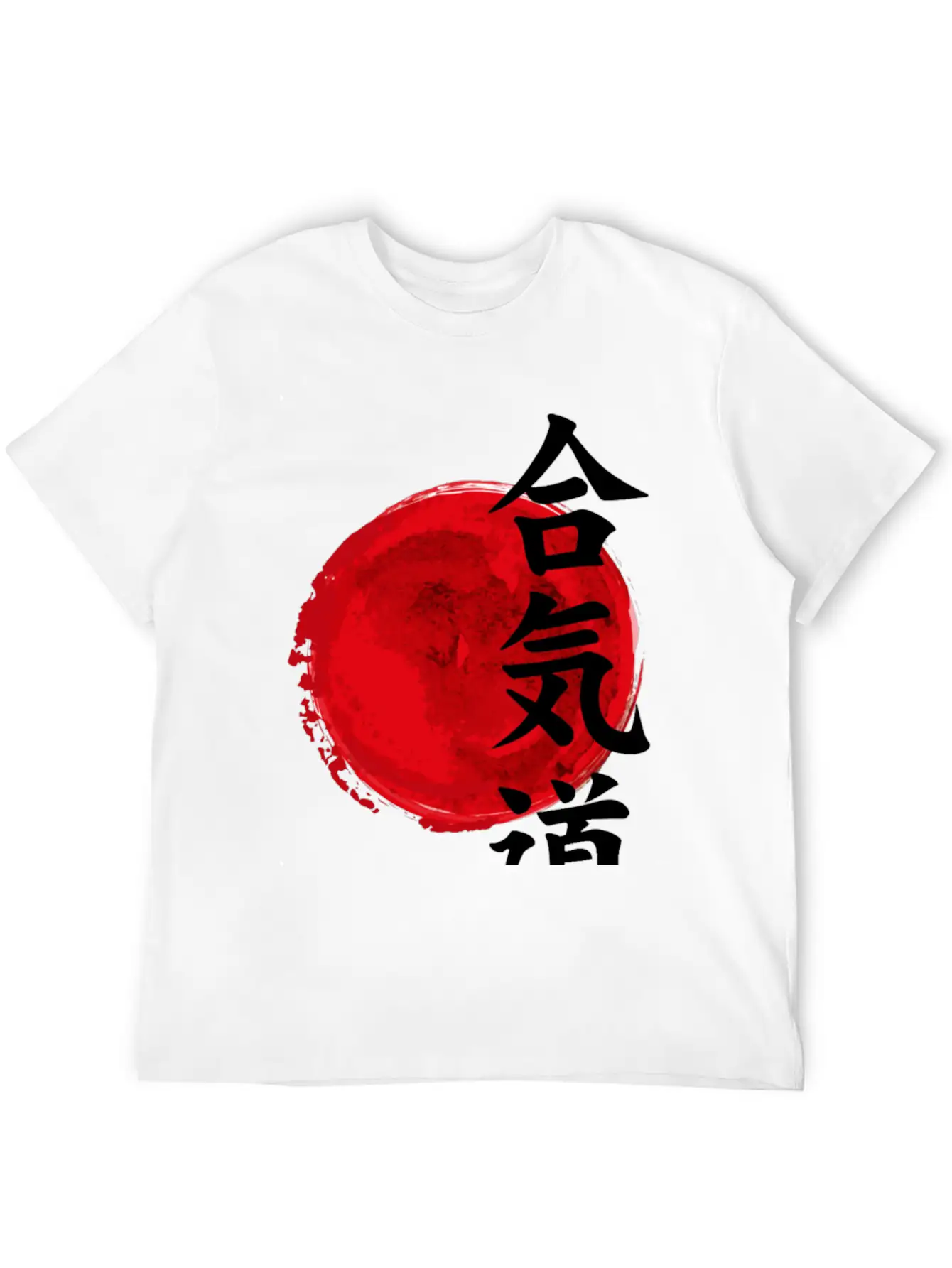 Aikido Kanji Japan Rising Sun For Customization Classic Fit Graphic Tee For Daily Comfort – Unisex Cotton Shirt