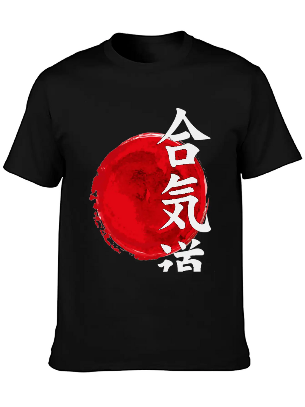 Aikido Kanji Japan Rising Sun For Customization Classic Fit Graphic Tee For Daily Comfort – Unisex Cotton Shirt