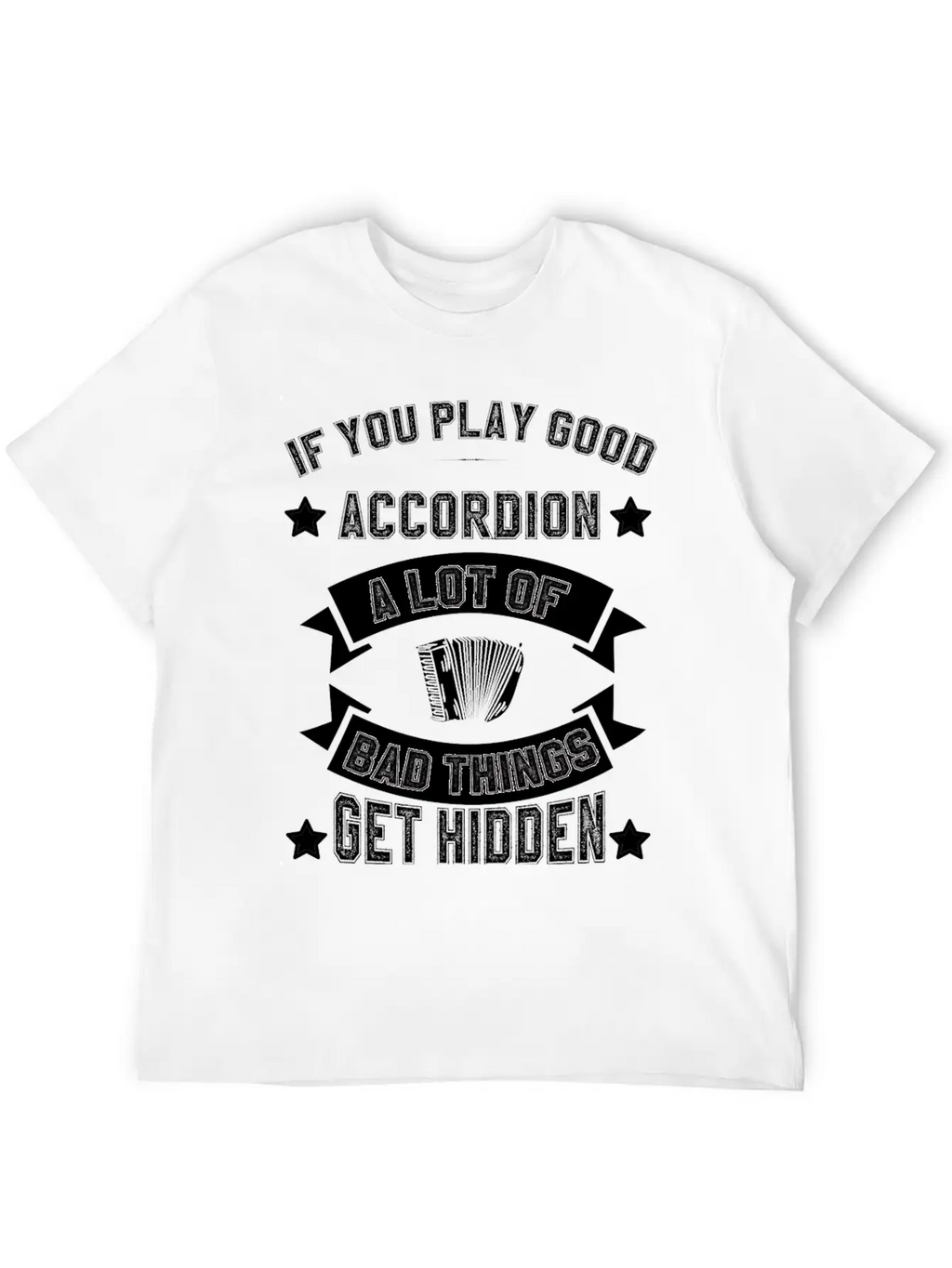 Air Accordion Player Musician Music Accordions Unisex Casual T-Shirt – Clean Design For Daily Comfort