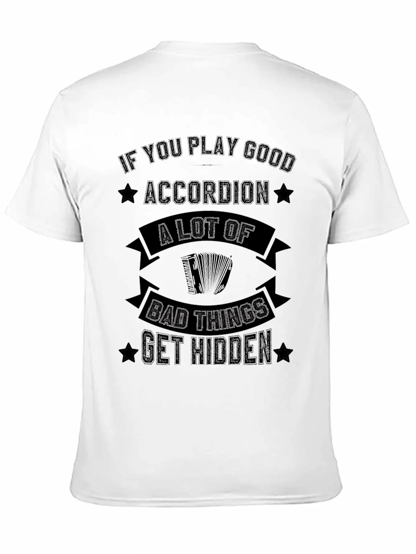 Air Accordion Player Musician Music Accordions Unisex Casual T-Shirt – Clean Design For Daily Comfort