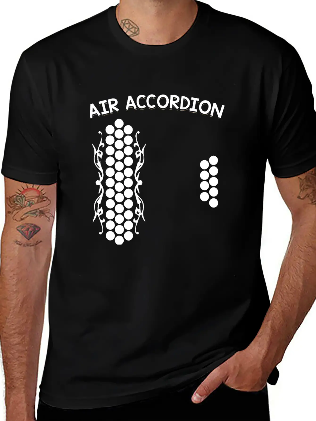 Air Accordion Unisex Casual T-Shirt – Clean Design For Daily Comfort