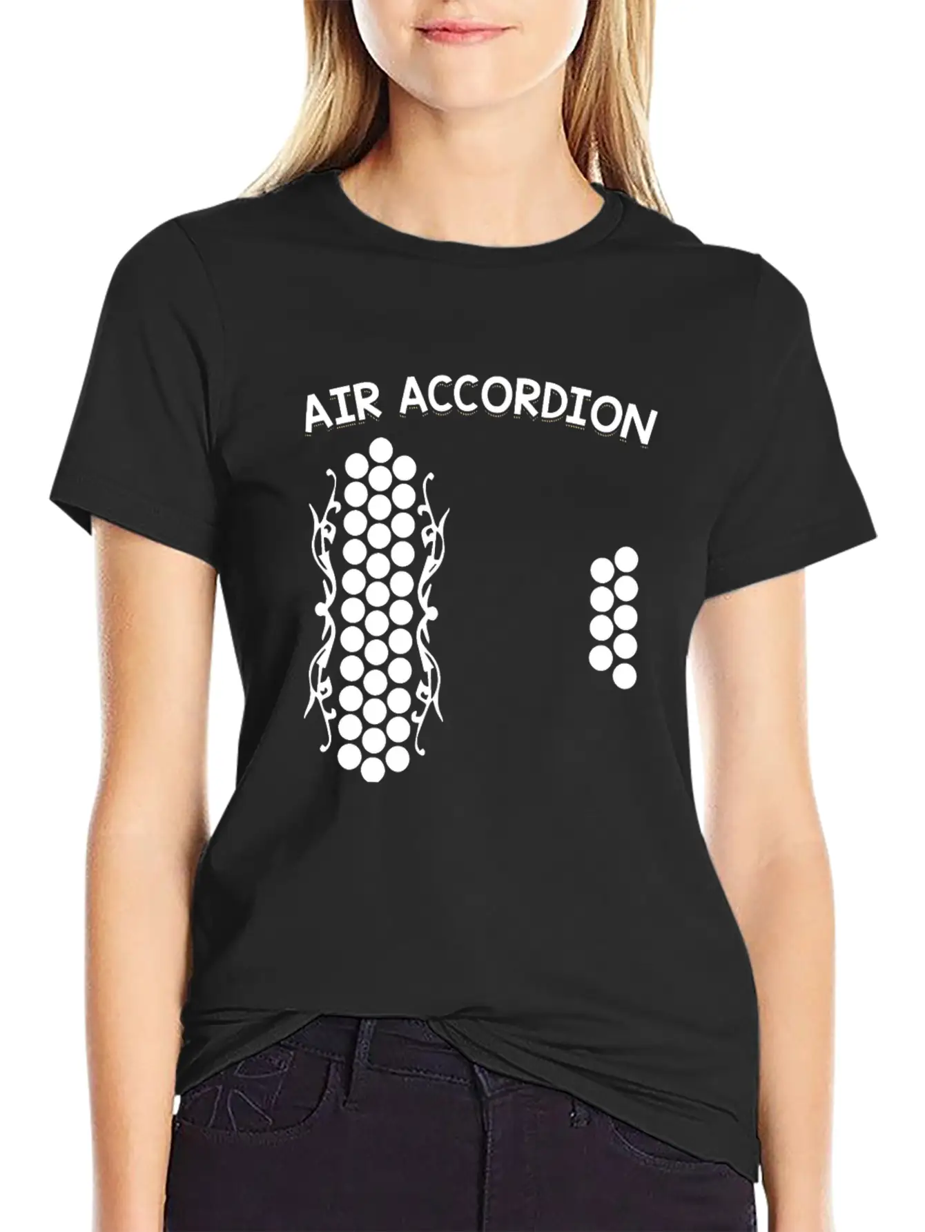 Air Accordion Unisex Casual T-Shirt – Clean Design For Daily Comfort