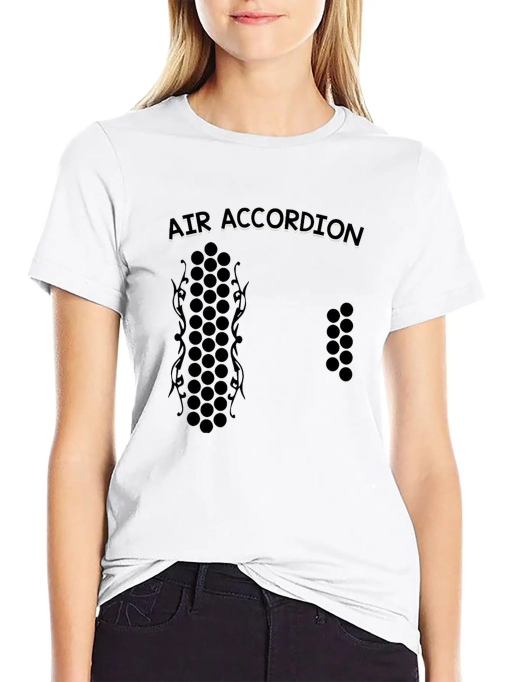 Air Accordion Unisex Casual T-Shirt – Clean Design For Daily Comfort