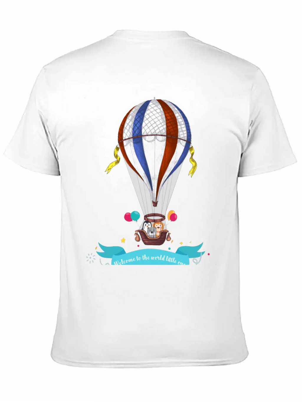 Air Balloon Unisex Short Sleeve Soft Cotton T-Shirt – Casual Everyday Wear