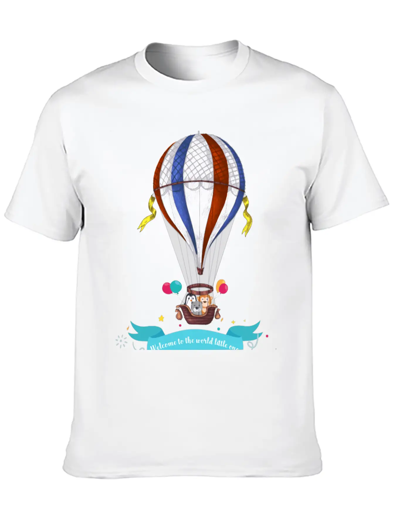 Air Balloon Unisex Short Sleeve Soft Cotton T-Shirt – Casual Everyday Wear