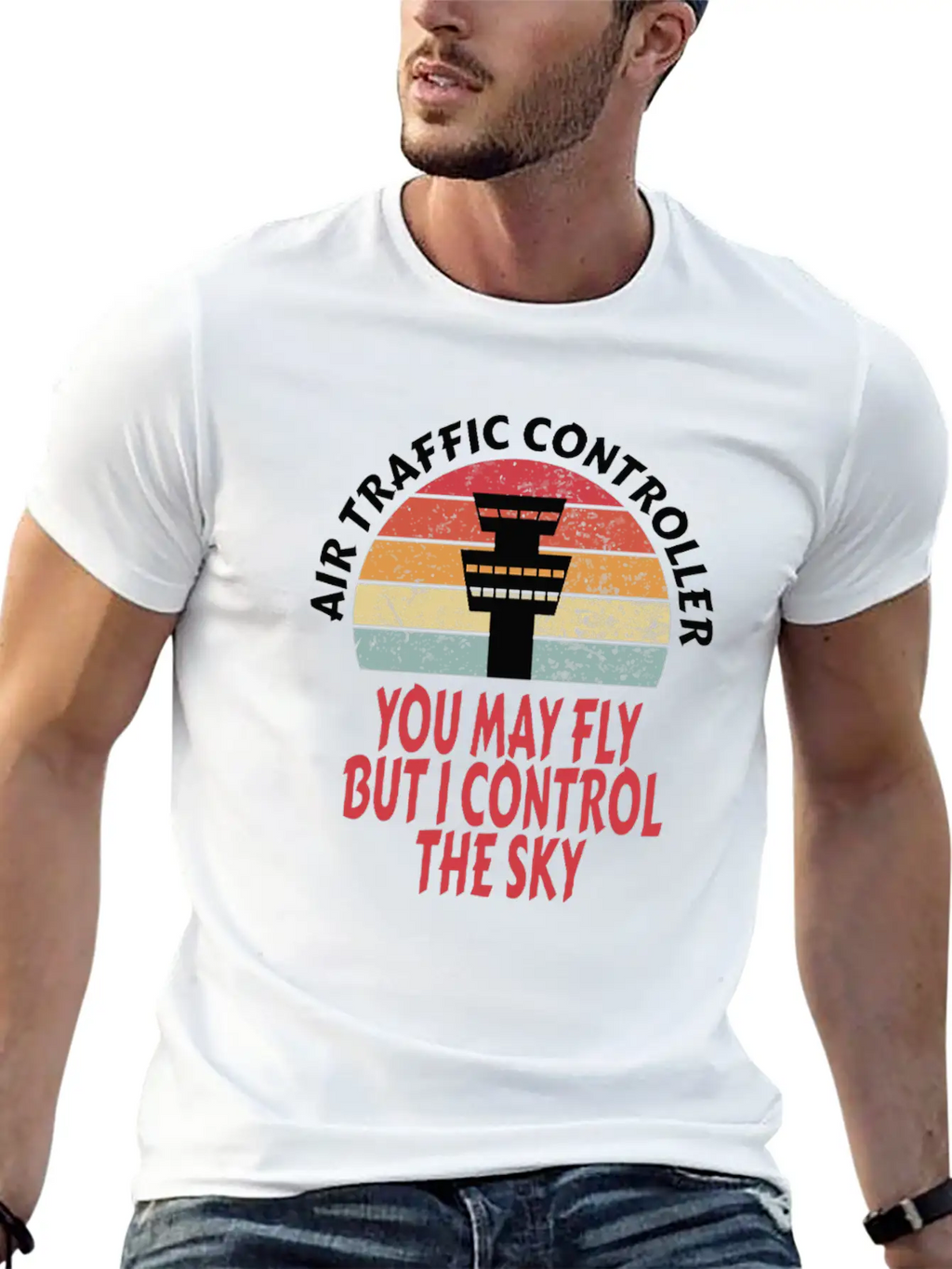 Air Traffic Controller Air Traffic Controller Job Unisex Short Sleeve Soft Cotton T-Shirt – Casual Everyday Wear