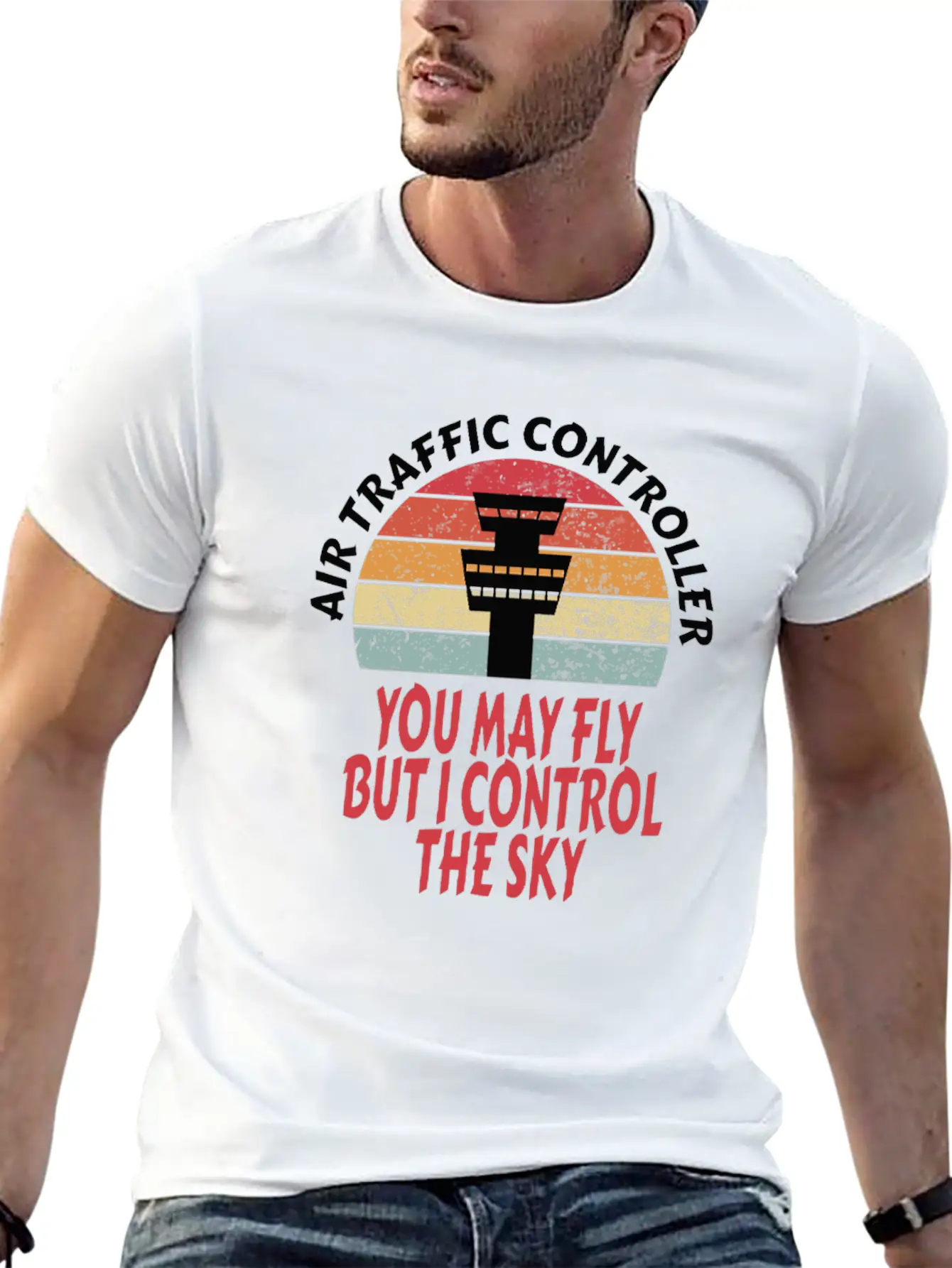 Air Traffic Controller Air Traffic Controller Job Unisex Short Sleeve Soft Cotton T-Shirt – Casual Everyday Wear