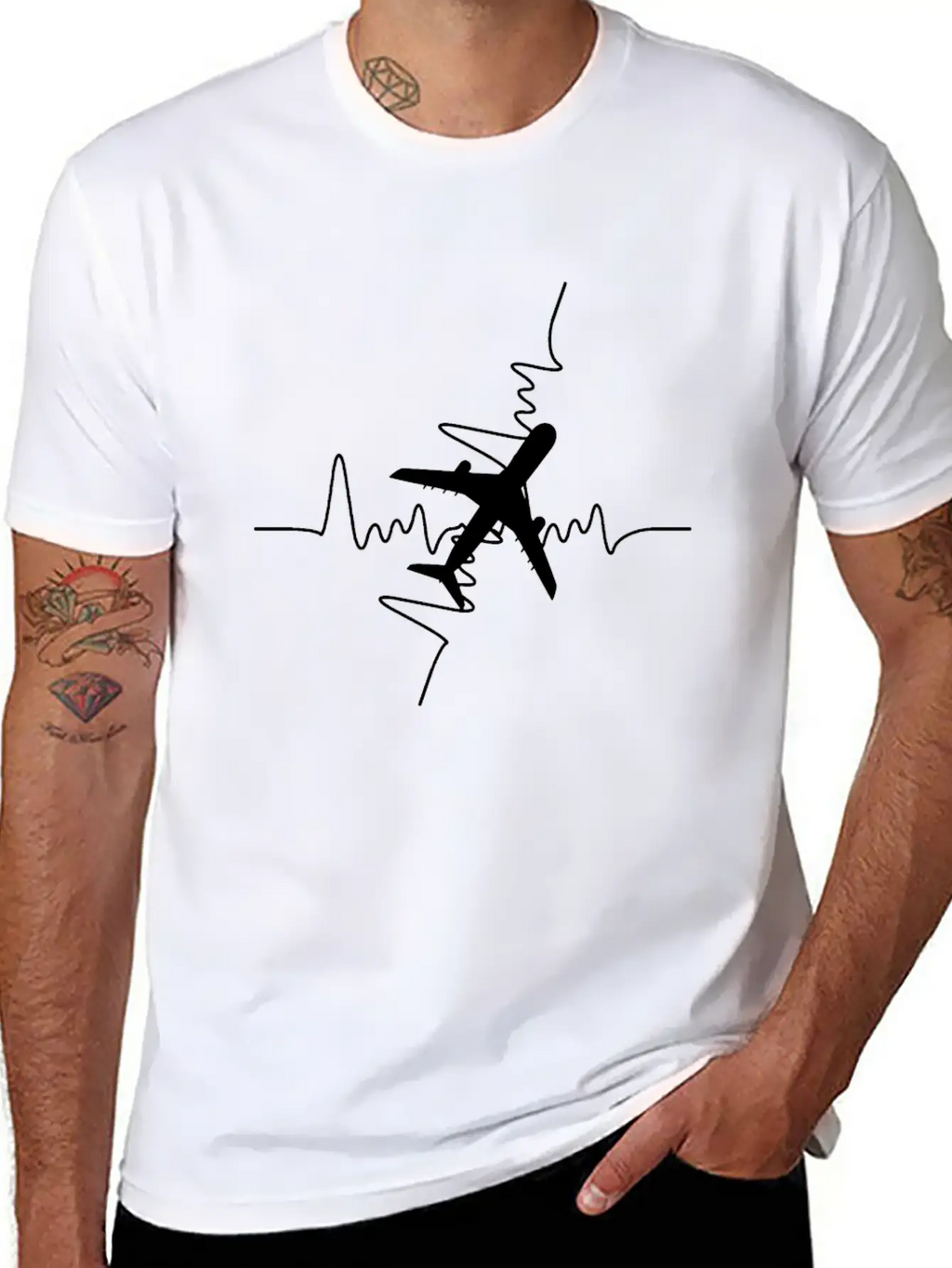 Air Traffic Controller Aircraft Control Airplane Essential Cotton Tee For Daily Outfits – Unisex Style