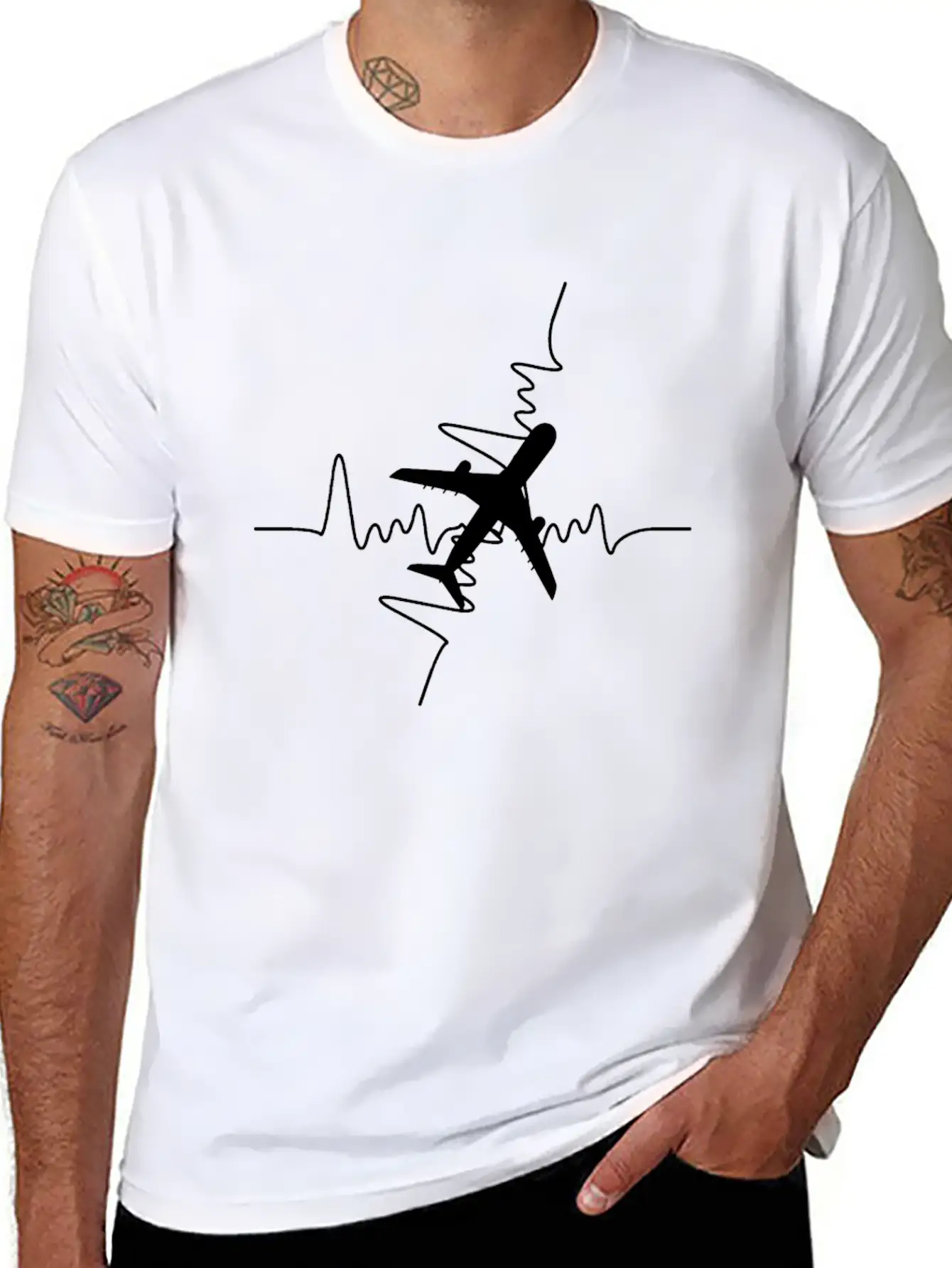 Air Traffic Controller Aircraft Control Airplane Essential Cotton Tee For Daily Outfits – Unisex Style