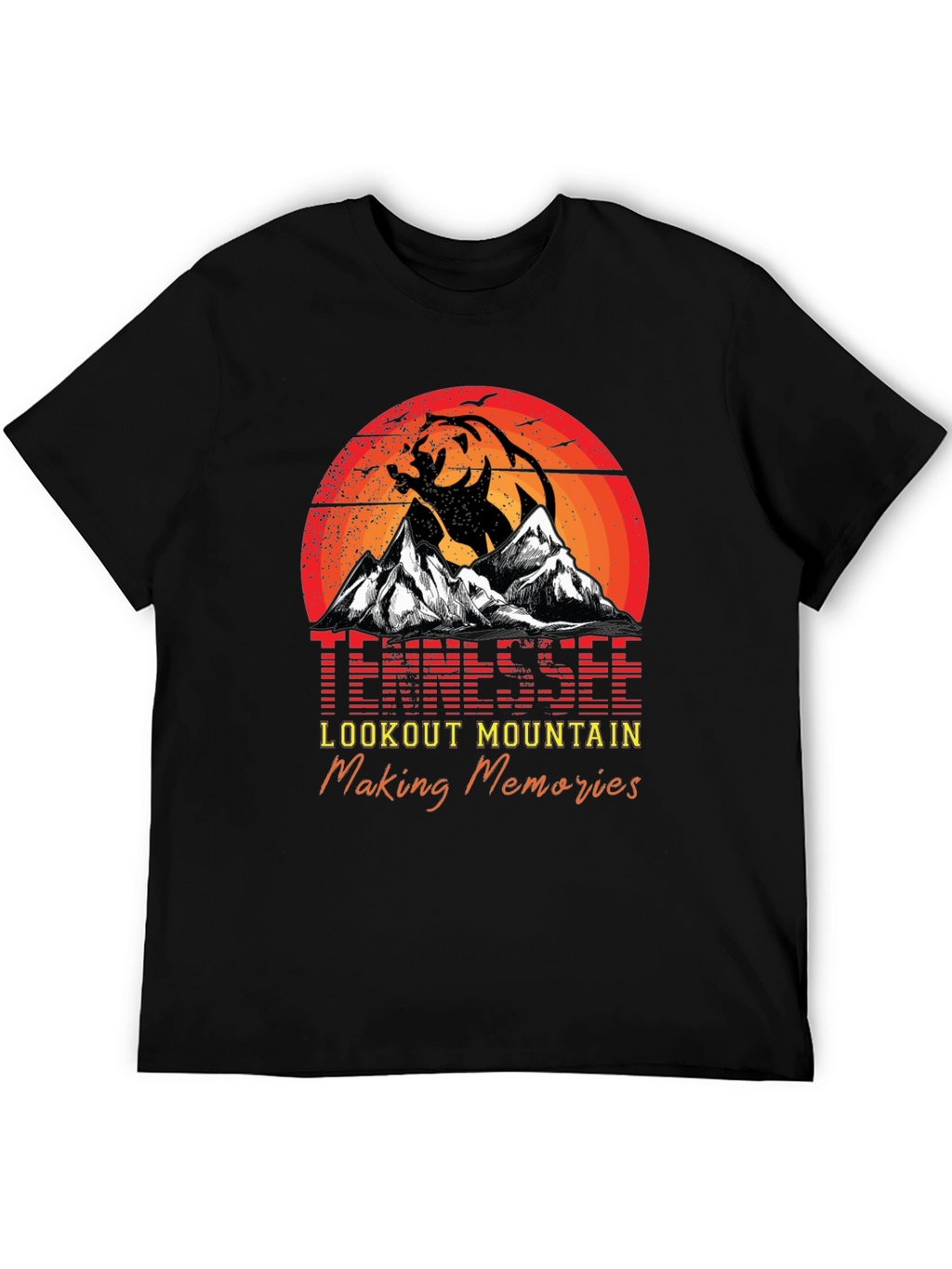 Tennessee Lookout Mountain Bear Graphic T-Shirt