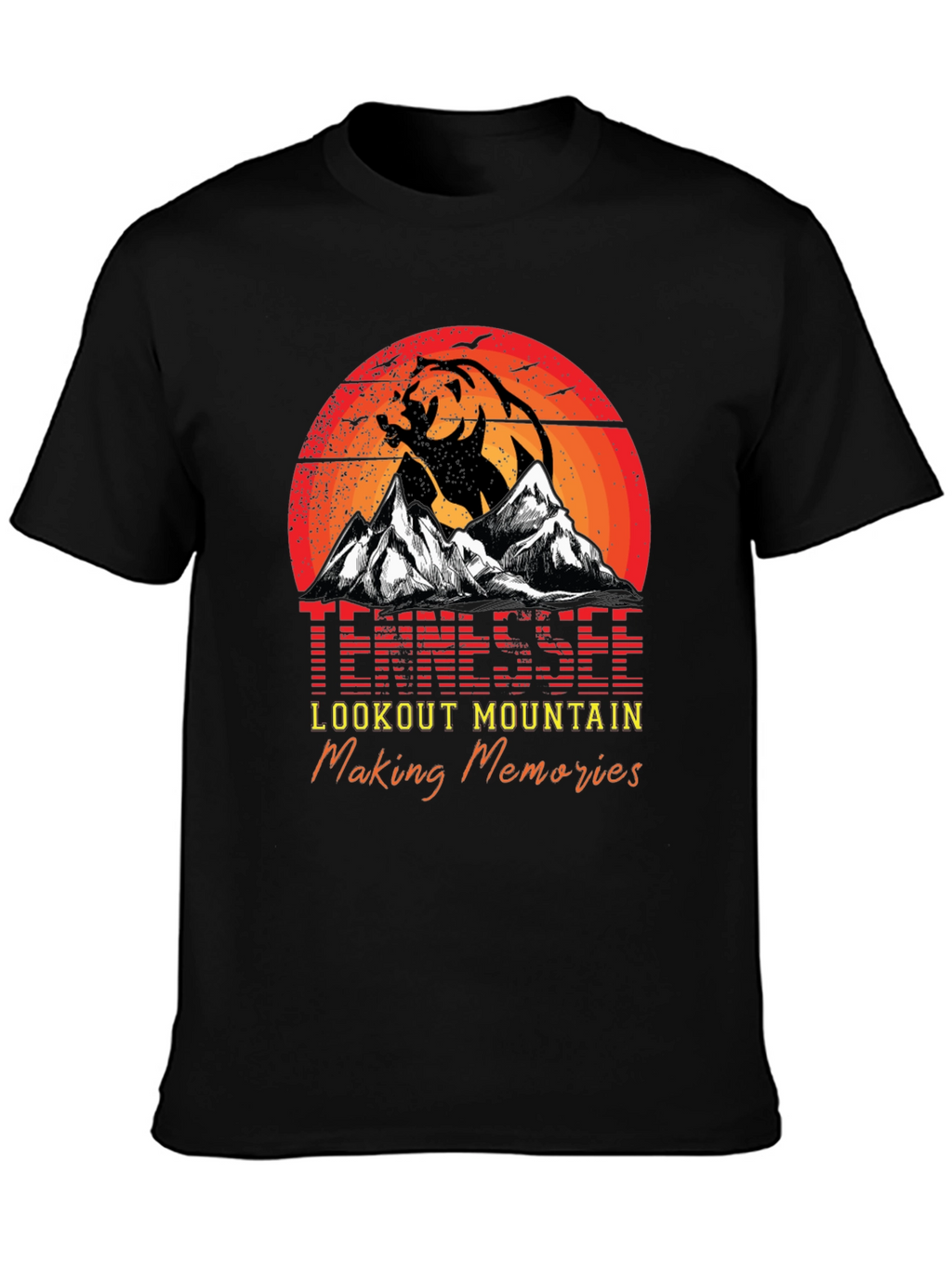 Tennessee Lookout Mountain Bear Graphic T-Shirt