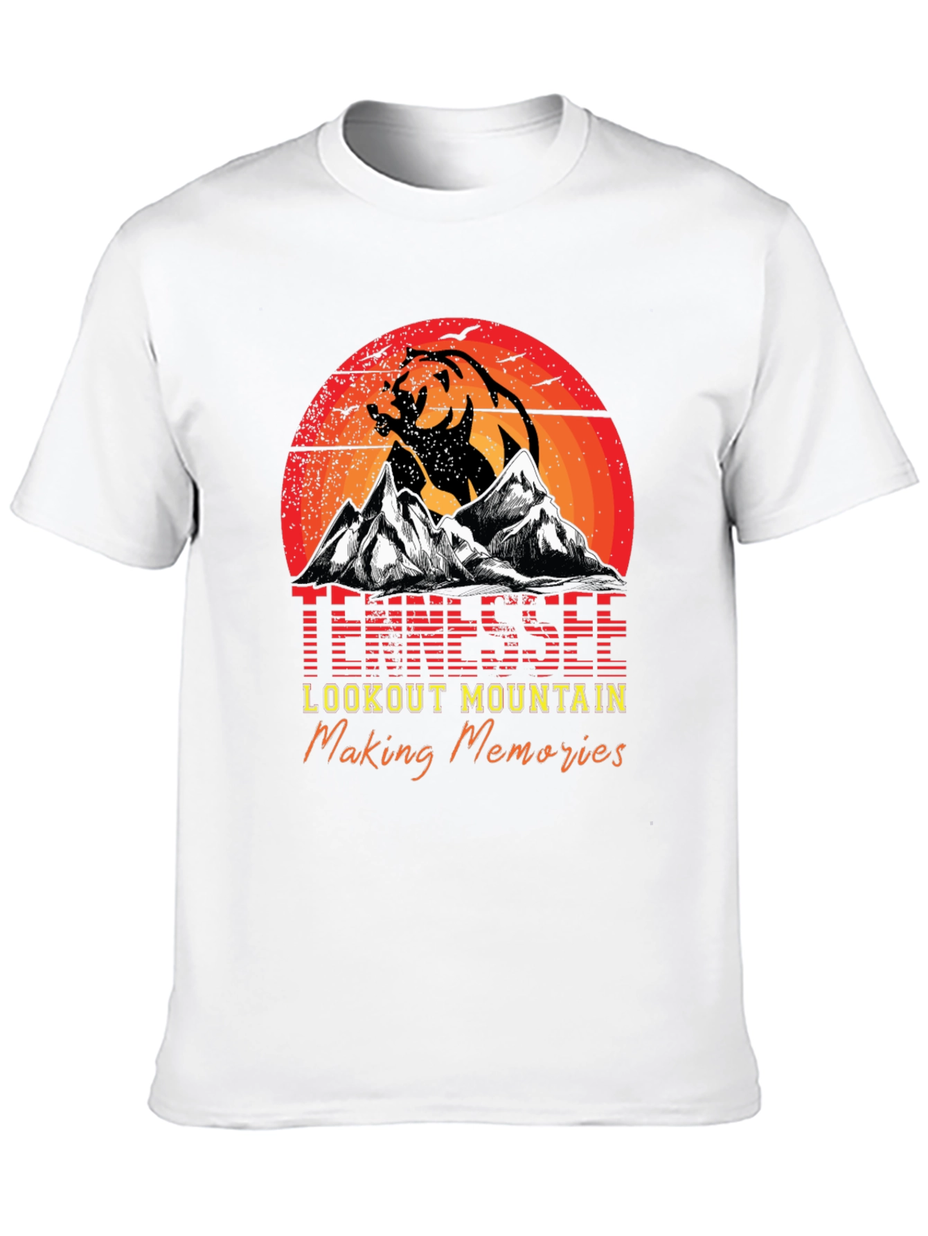 Tennessee Lookout Mountain Bear Graphic T-Shirt