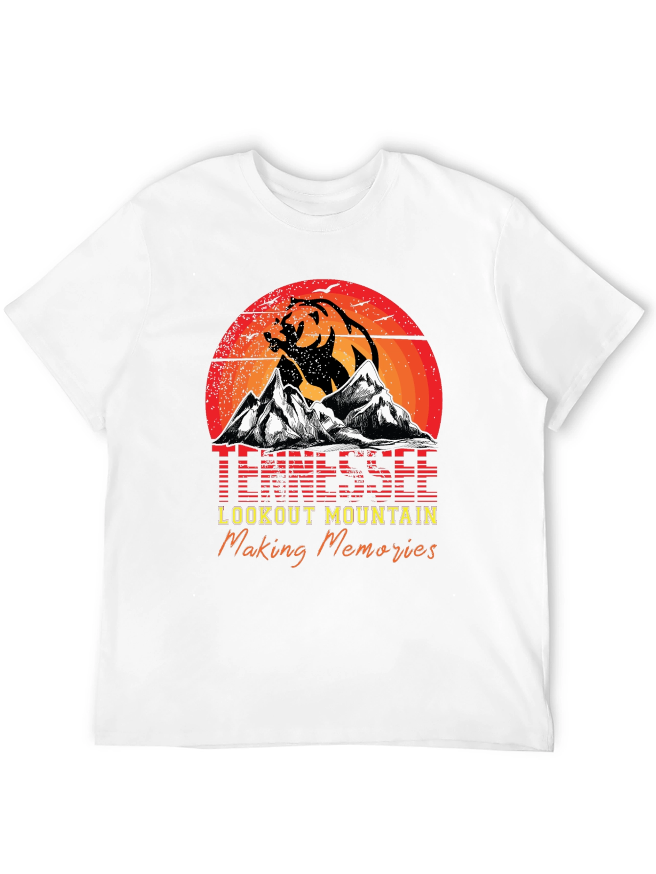 Tennessee Lookout Mountain Bear Graphic T-Shirt
