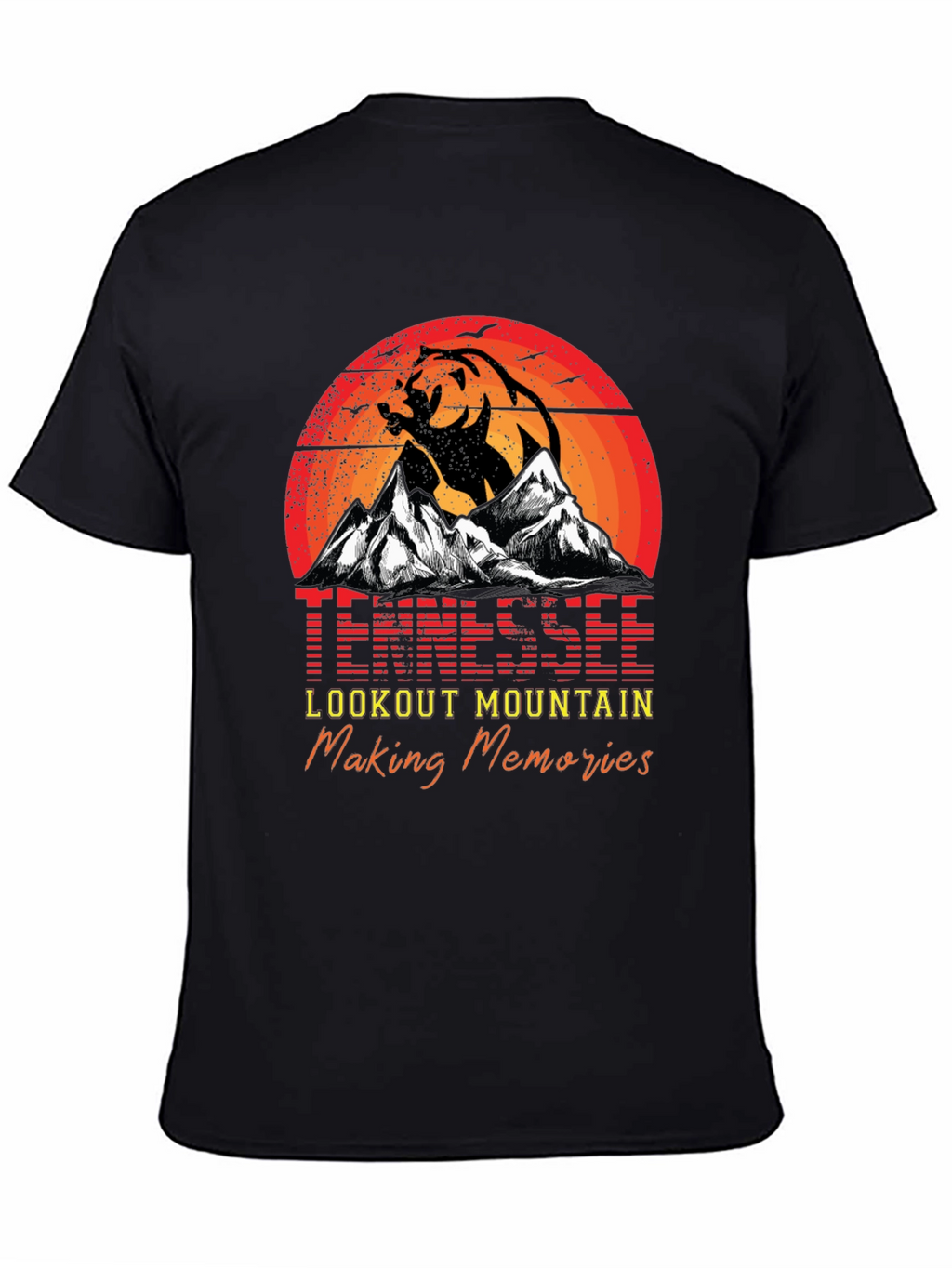 Tennessee Lookout Mountain Bear Graphic T-Shirt