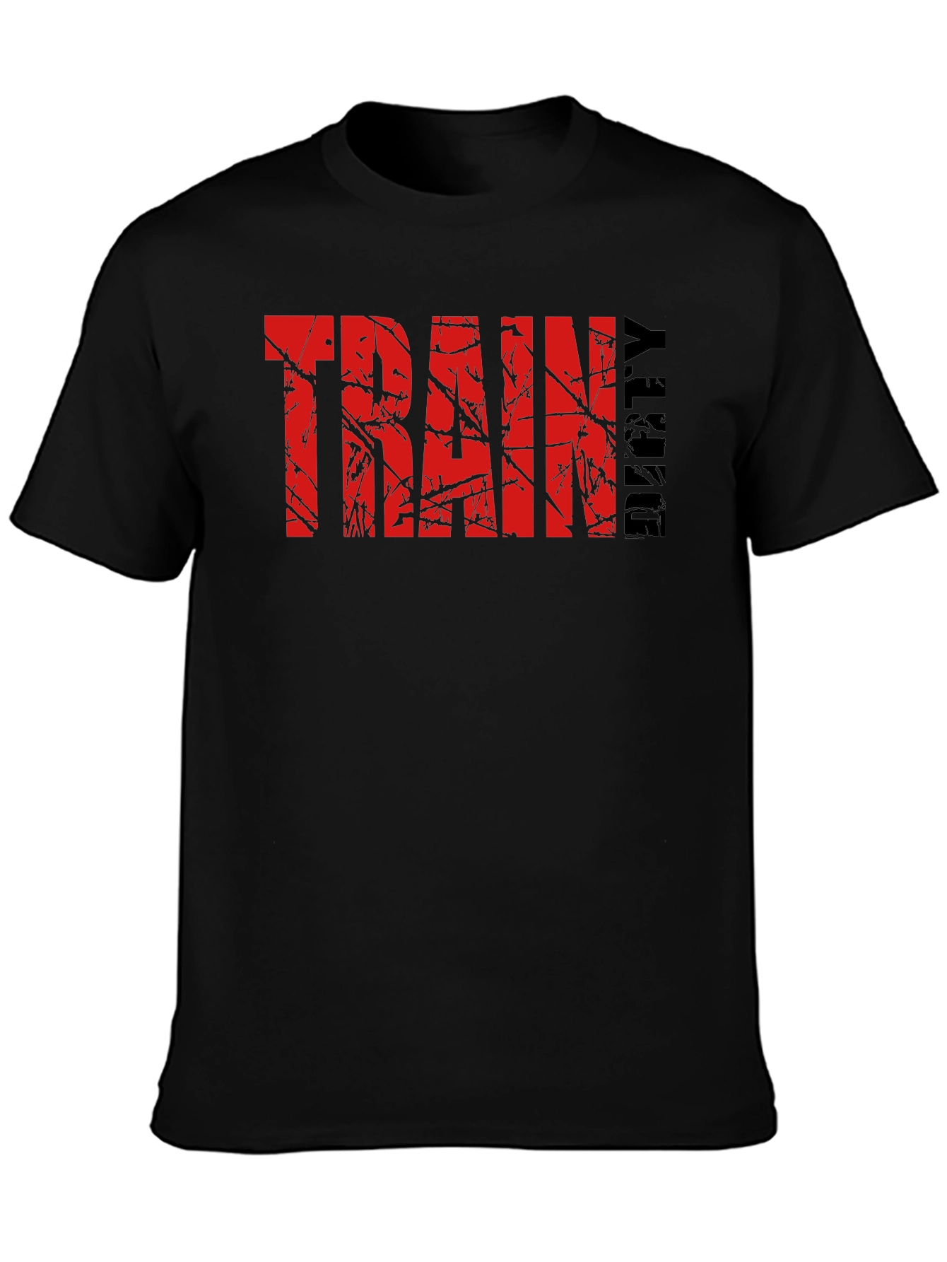 Train Dirty Black Graphic Tee
