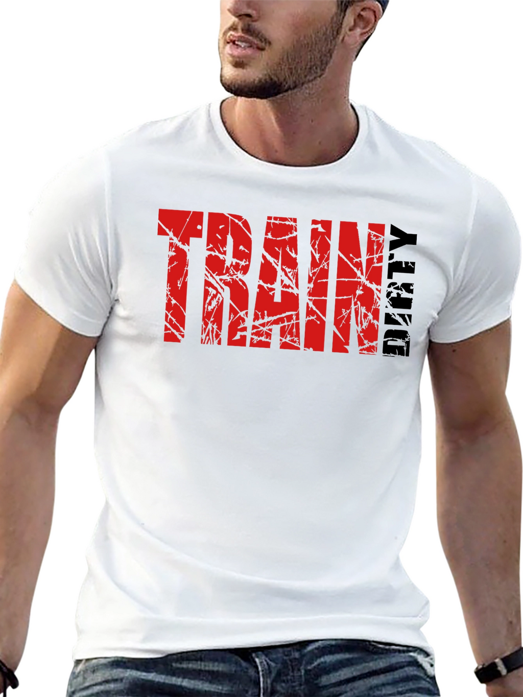 Train Dirty Black Graphic Tee
